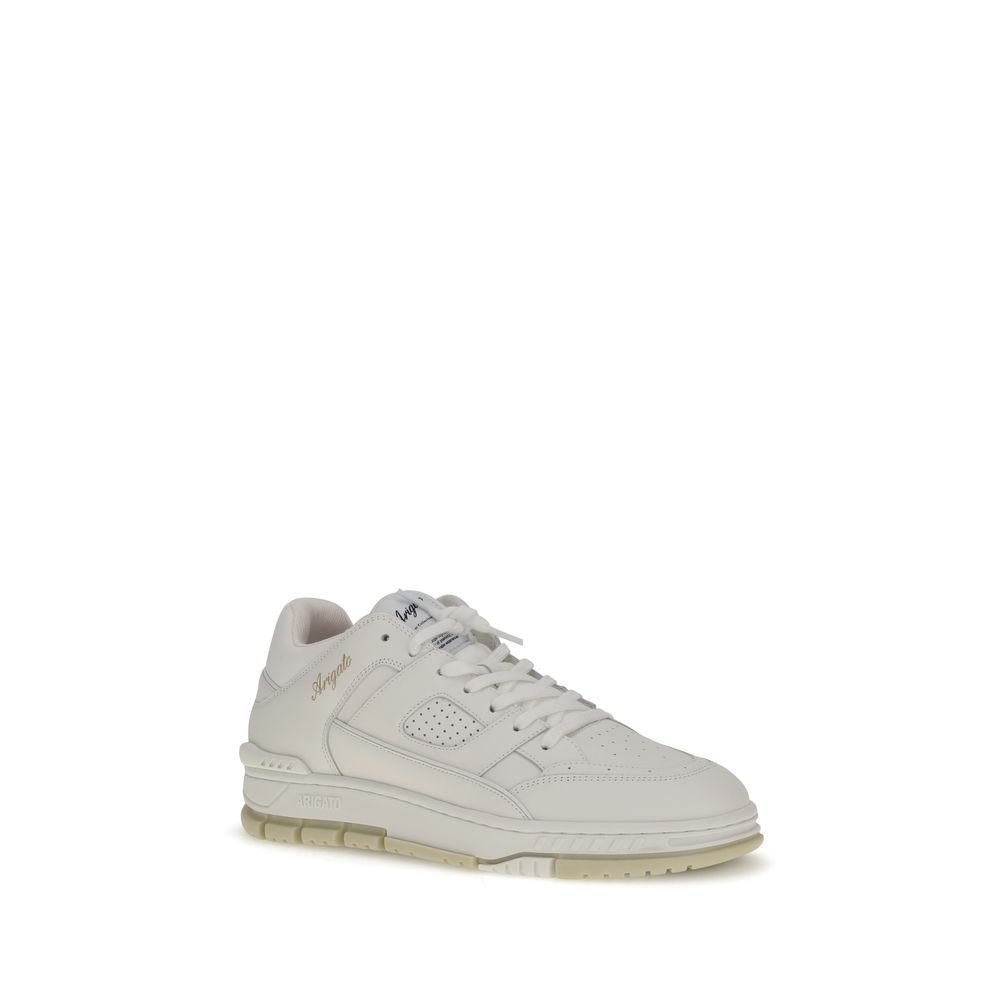 Axel Arigato White Calf Leather Bos Taurus Low Top Sneakers | Regal Royce