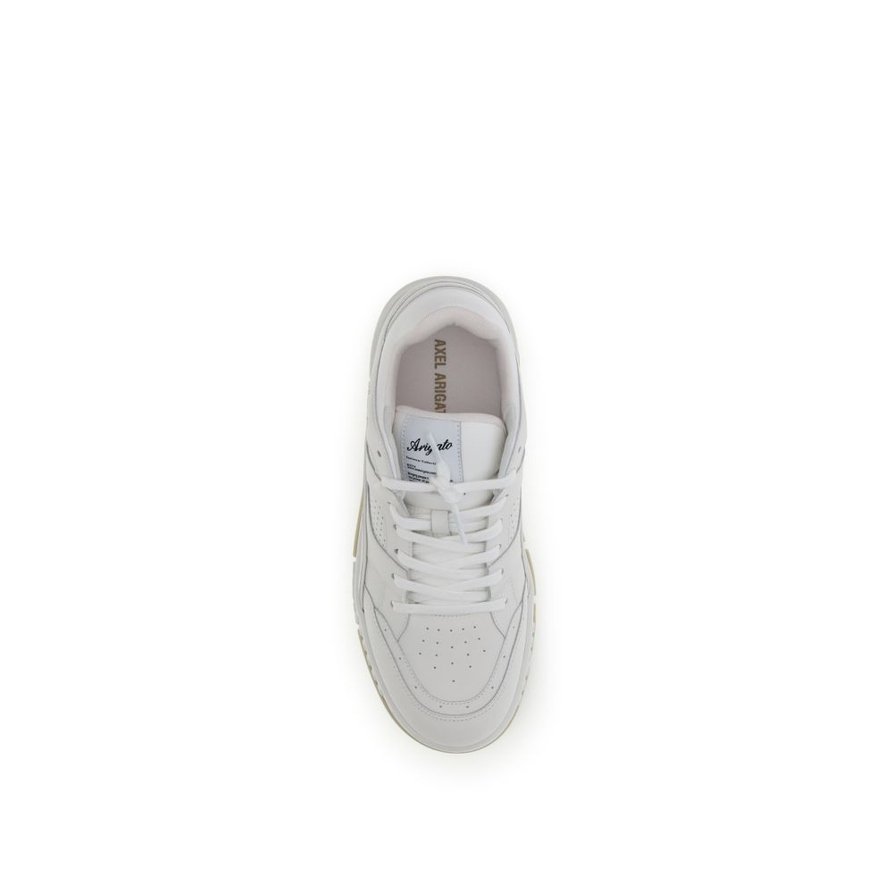 Axel Arigato White Calf Leather Bos Taurus Low Top Sneakers | Regal Royce