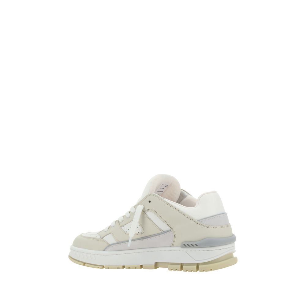 Axel Arigato White Calf Leather Bos Taurus Low Top Sneakers | Regal Royce