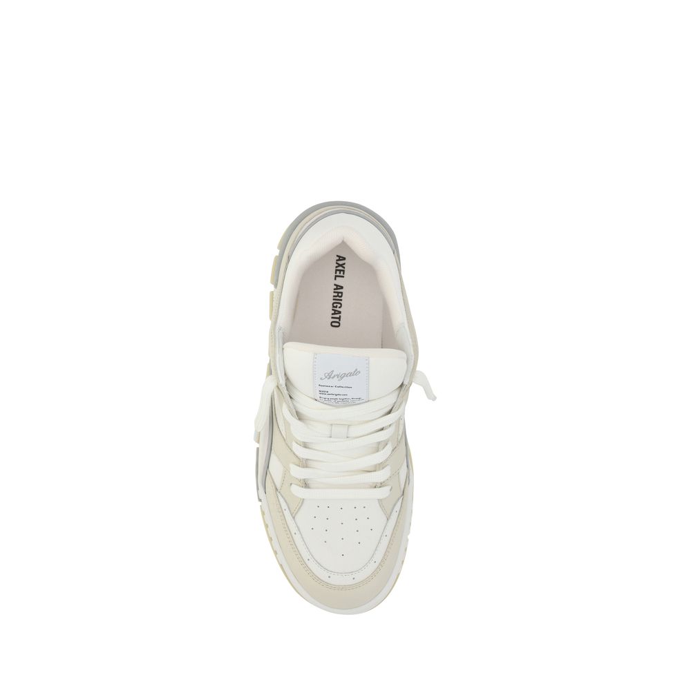 Axel Arigato White Calf Leather Bos Taurus Low Top Sneakers | Regal Royce