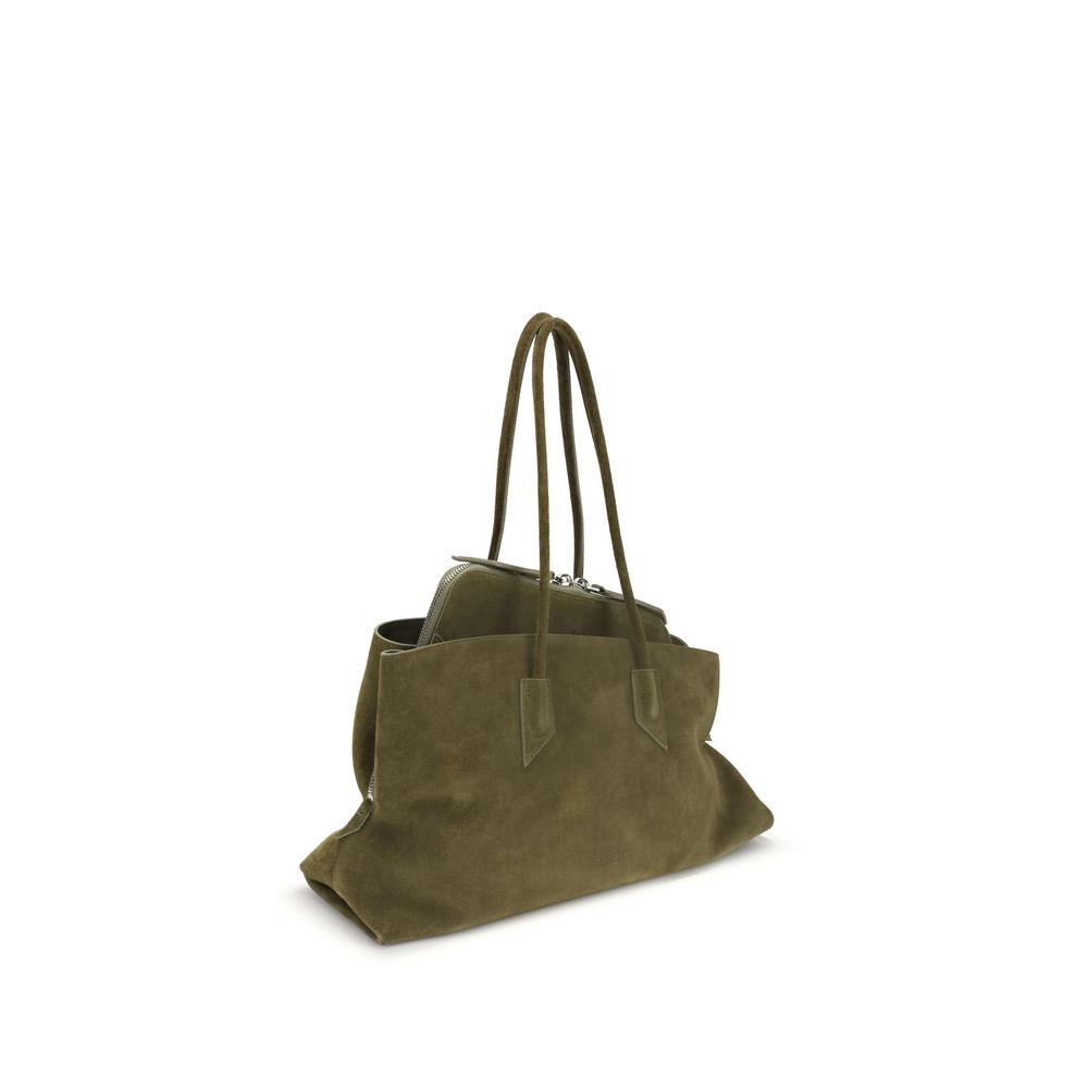 The Attico Bicolor Calf Leather Bos Taurus Shoulder Bag | Regal Royce