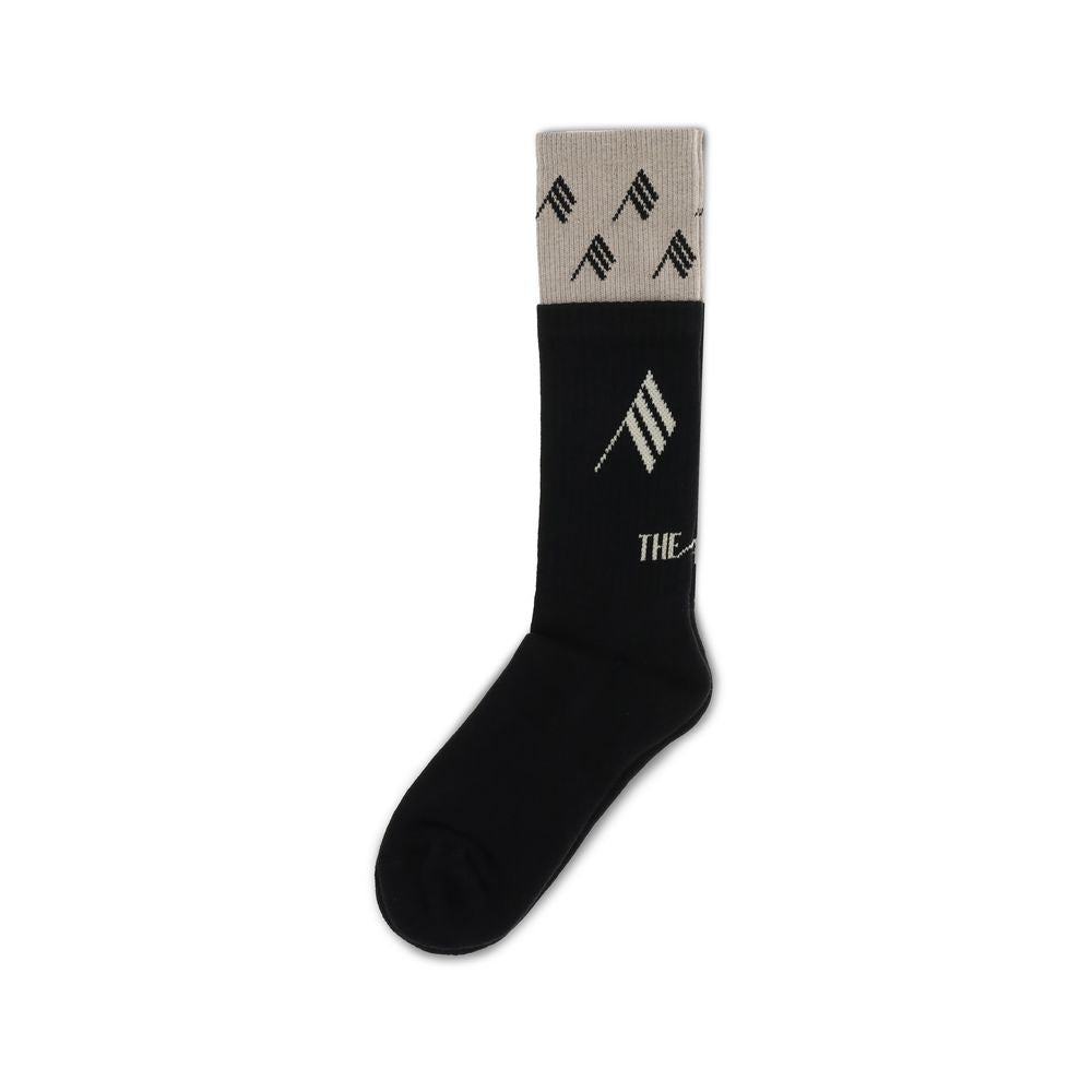 The Attico Black Cotton Socks | Regal Royce