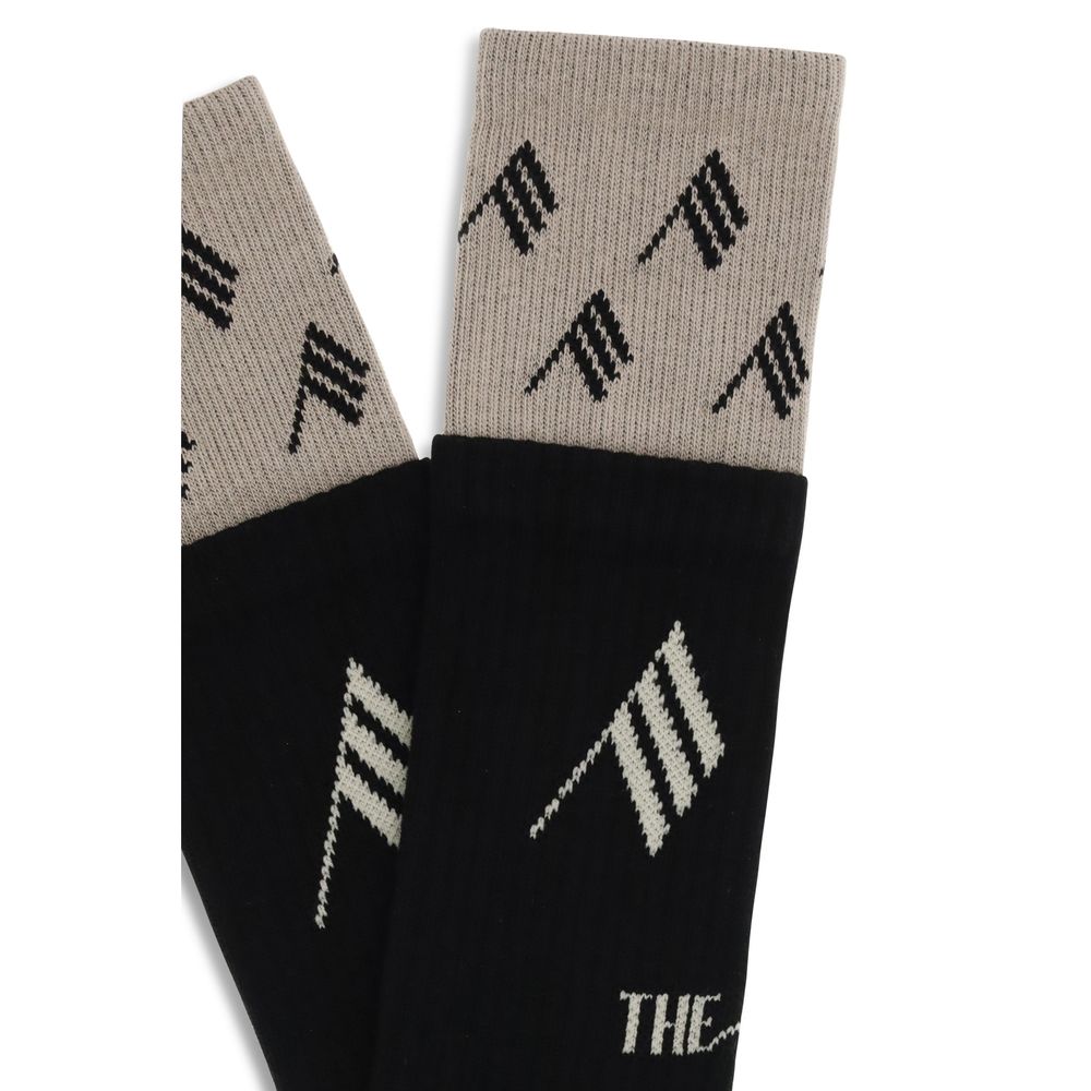The Attico Black Cotton Socks | Regal Royce