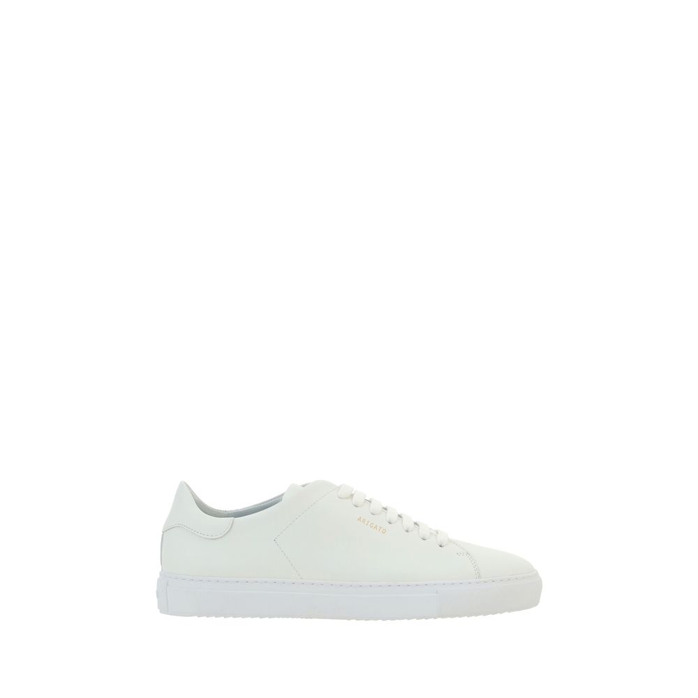 Axel Arigato White Calf Leather Bos Taurus Low Top Sneakers | Regal Royce