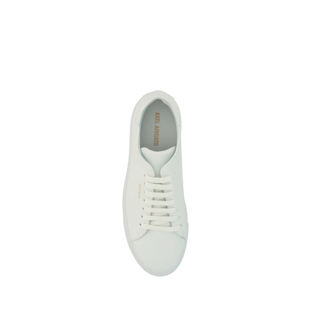 Axel Arigato White Calf Leather Bos Taurus Low Top Sneakers | Regal Royce