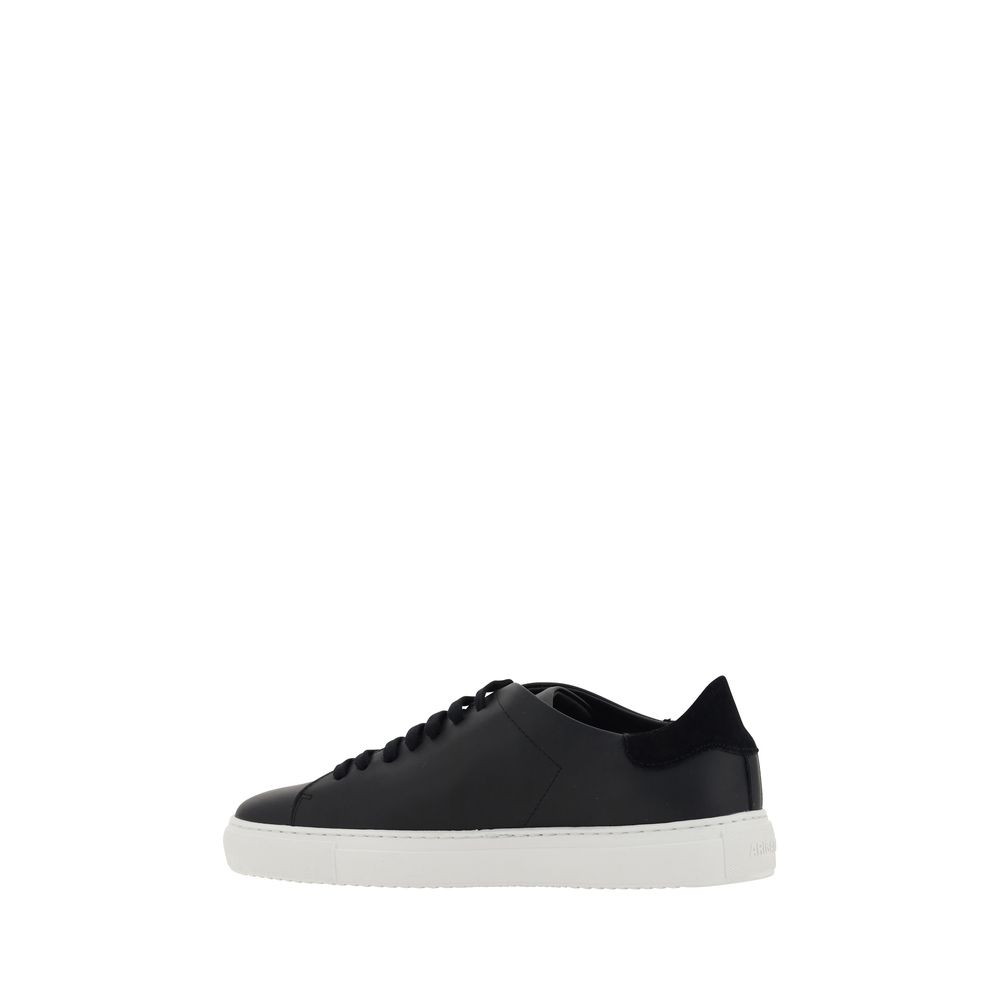 Axel Arigato Black Calf Leather Bos Taurus Low Top Sneakers | Regal Royce