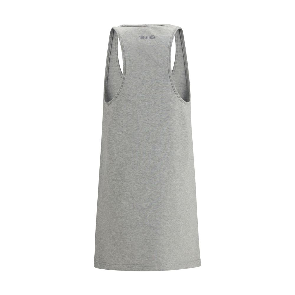 The Attico Gray Cotton Casual Dress | Regal Royce