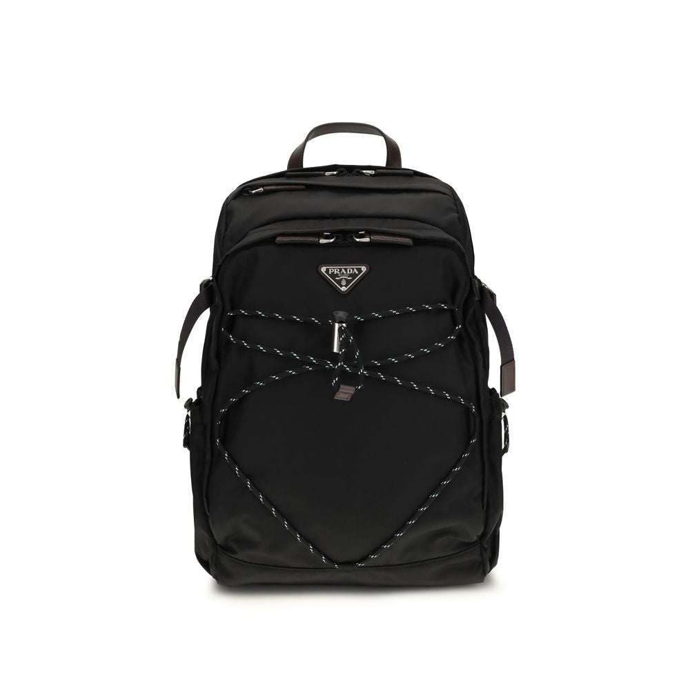 Prada Black Recycled Polyamide Backpack | Regal Royce