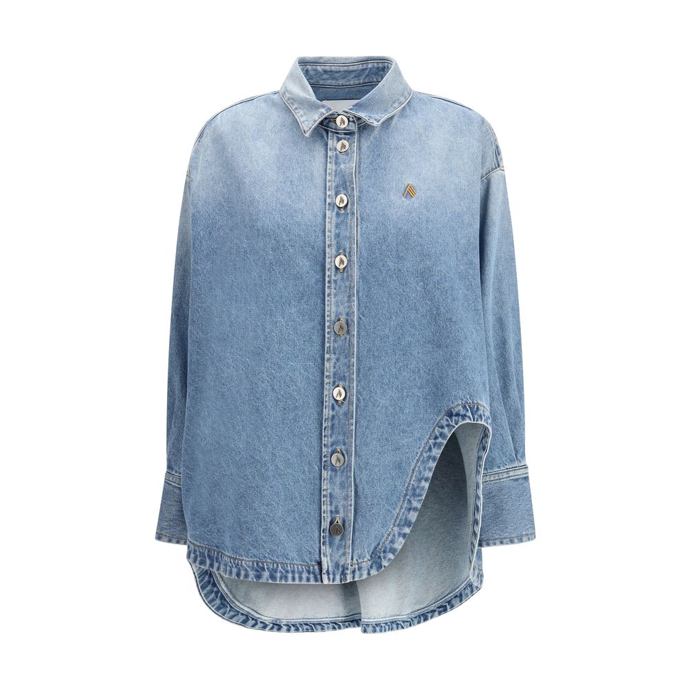 The Attico Light Blue Denim Shirt | Regal Royce