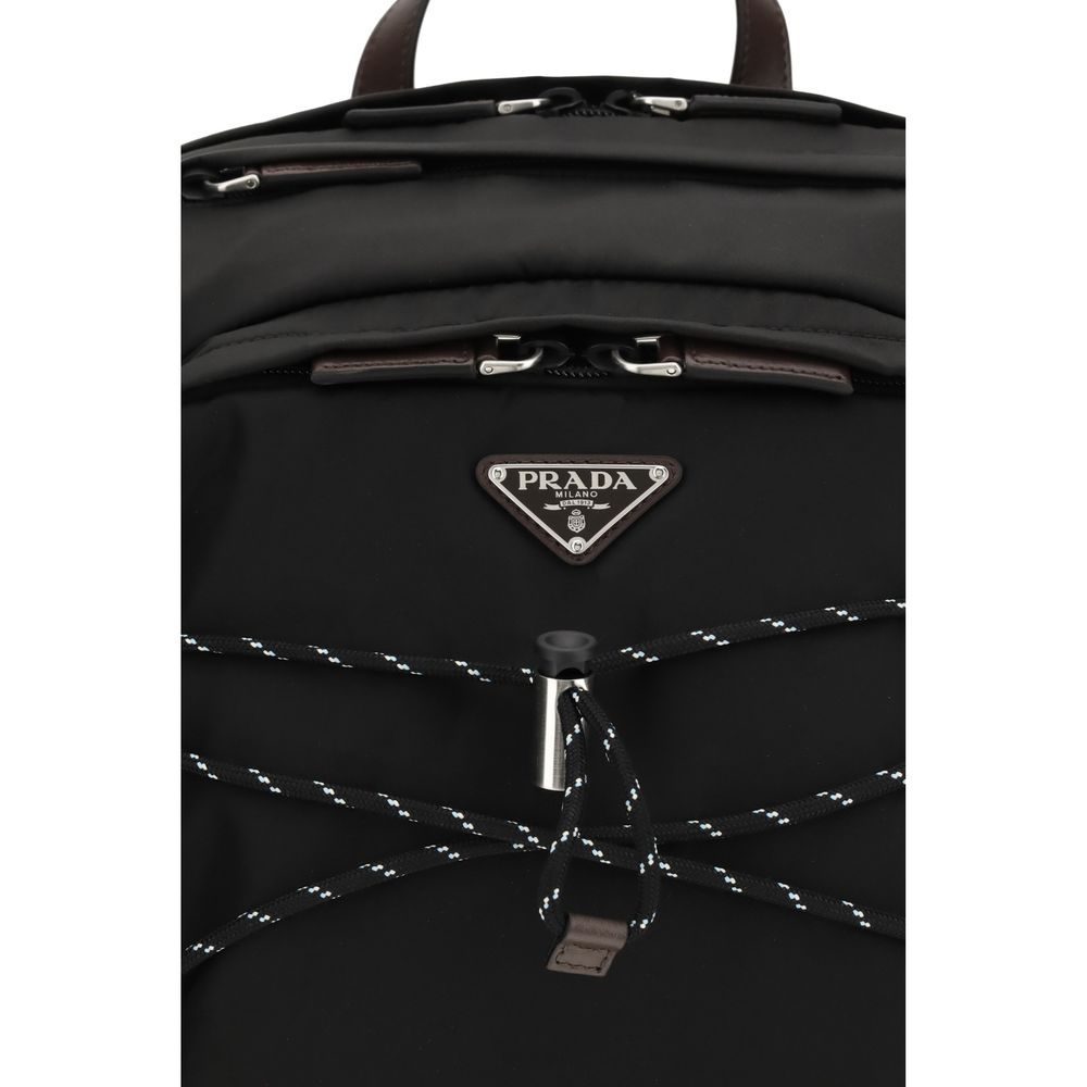Prada Black Recycled Polyamide Backpack | Regal Royce