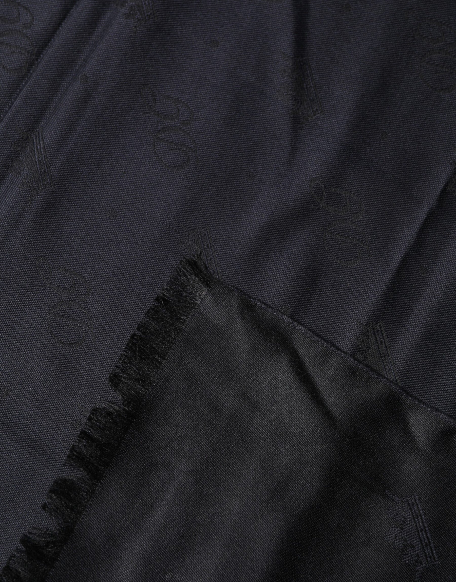 Dolce & Gabbana Black Lace Stole Silk NeckWrap Shawl Scarf | Regal Royce