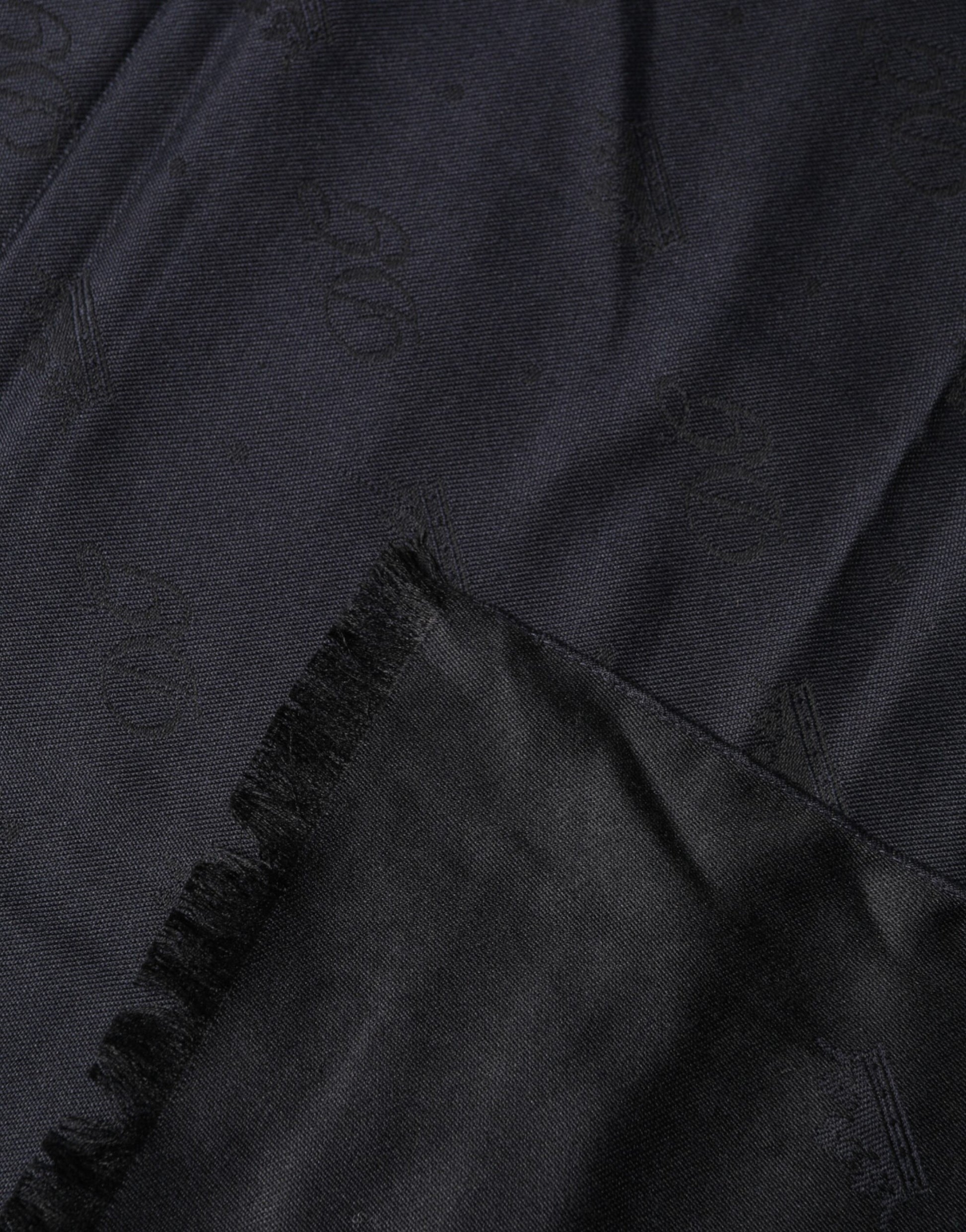 Dolce & Gabbana Black Lace Stole Silk NeckWrap Shawl Scarf | Regal Royce