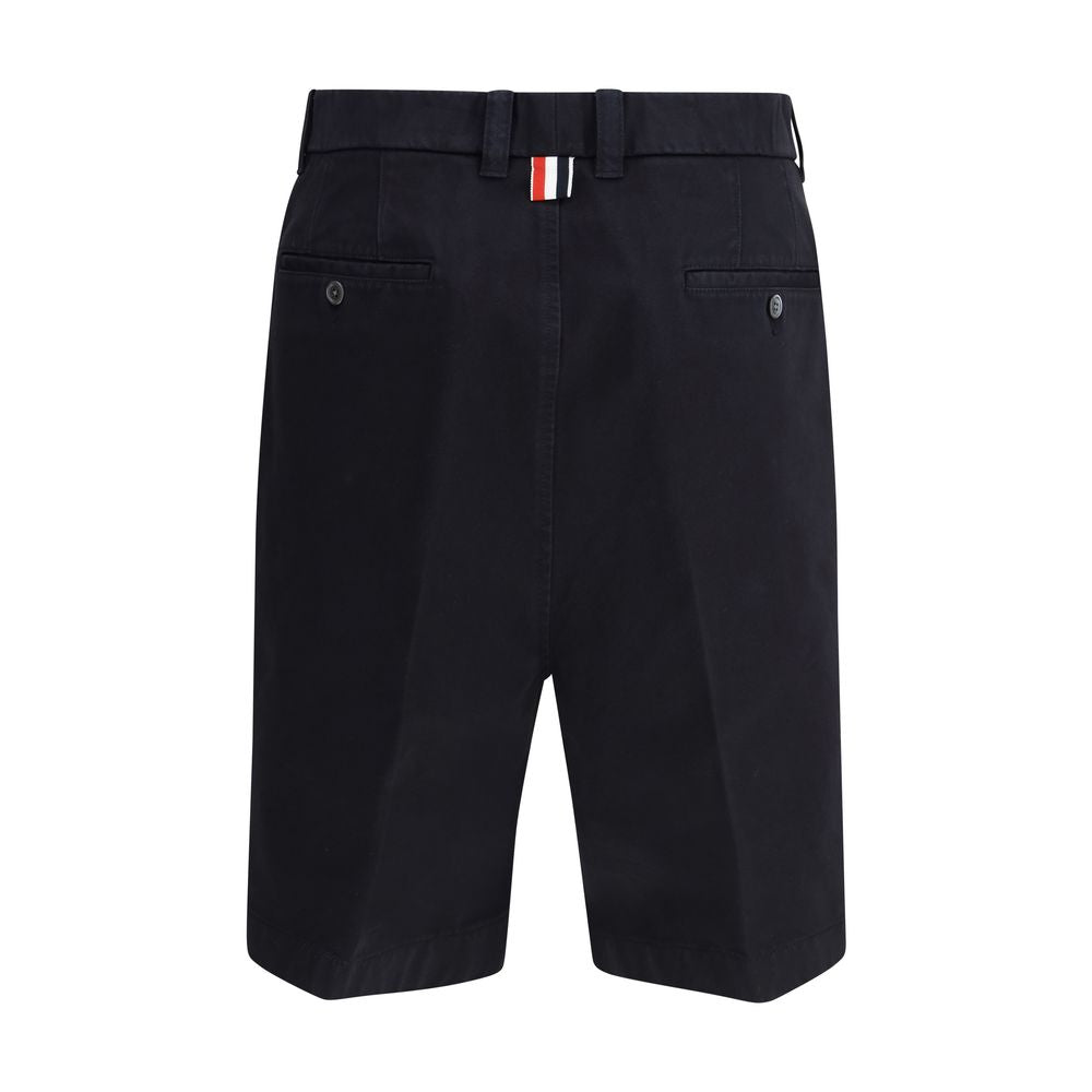 Thom Browne Blue Polyester Bermuda Shorts | Regal Royce
