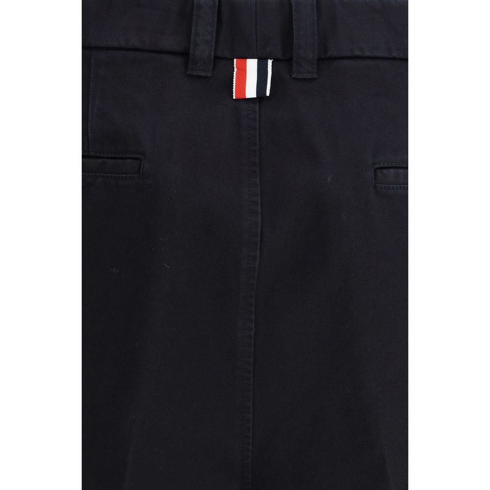 Thom Browne Blue Polyester Bermuda Shorts | Regal Royce