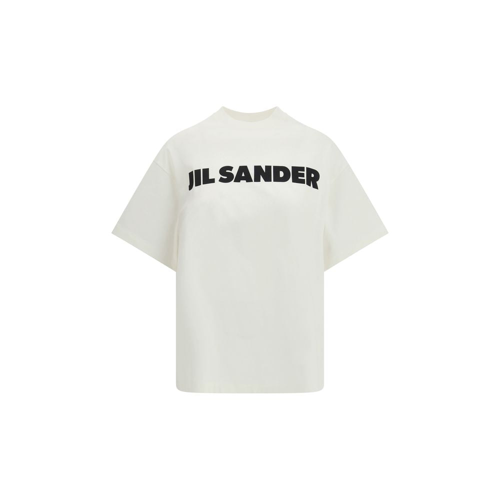Jil Sander Cream Cotton T-Shirt | Regal Royce