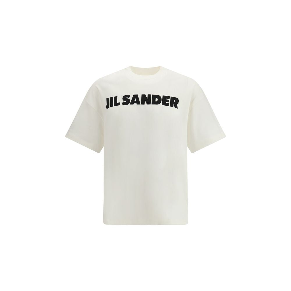 Jil Sander Cream Cotton T-Shirt | Regal Royce