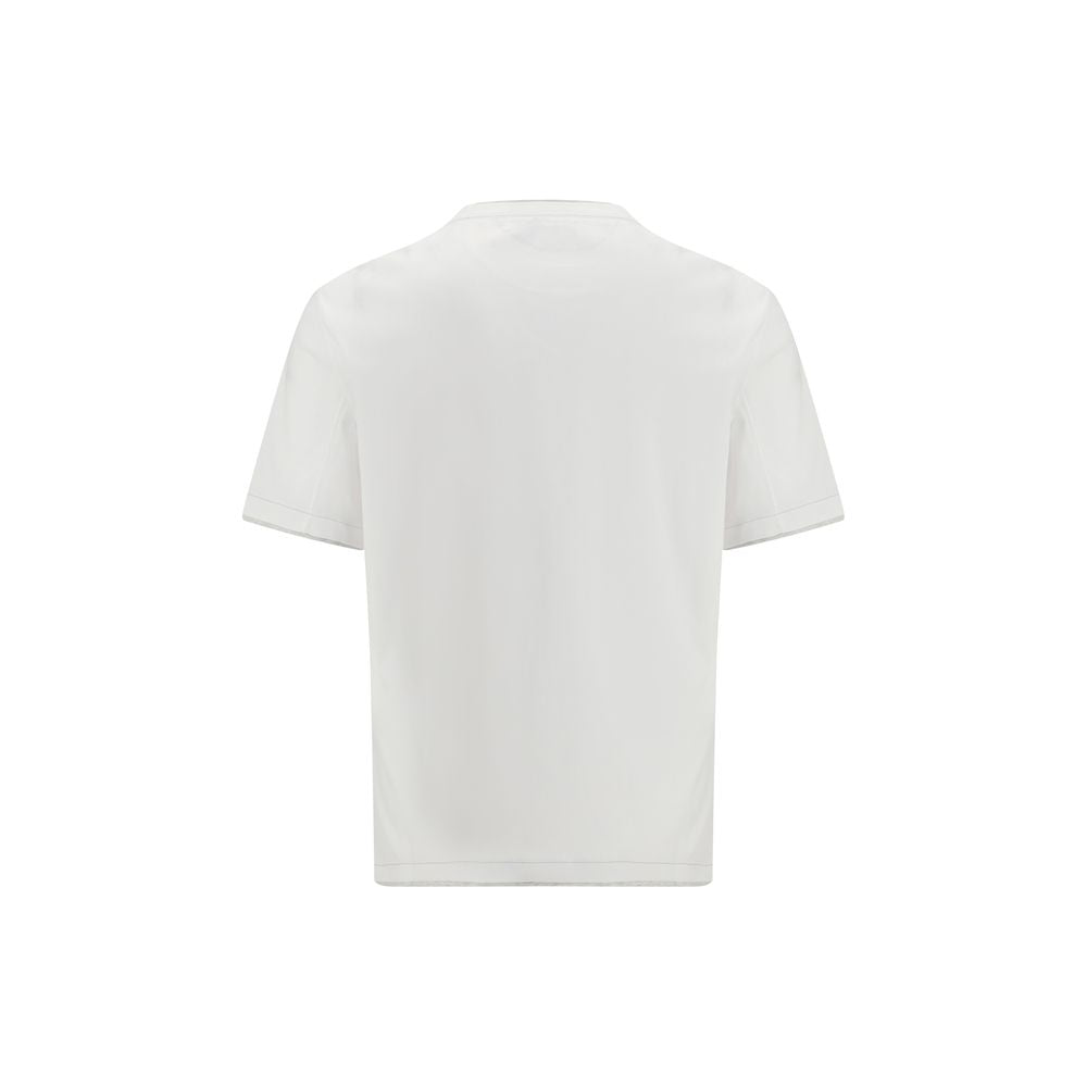 Brunello Cucinelli White Cotton T-Shirt | Regal Royce