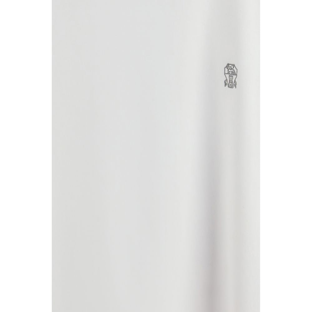 Brunello Cucinelli White Cotton T-Shirt | Regal Royce