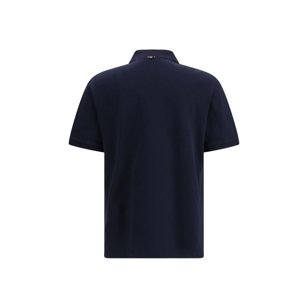 Thom Browne Blue Cotton Polo Shirt | Regal Royce