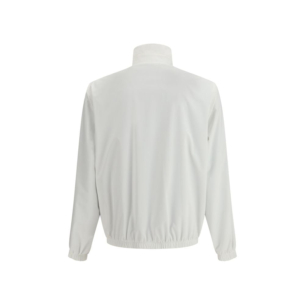 Brunello Cucinelli White Polyamide Full-Length Jacket | Regal Royce