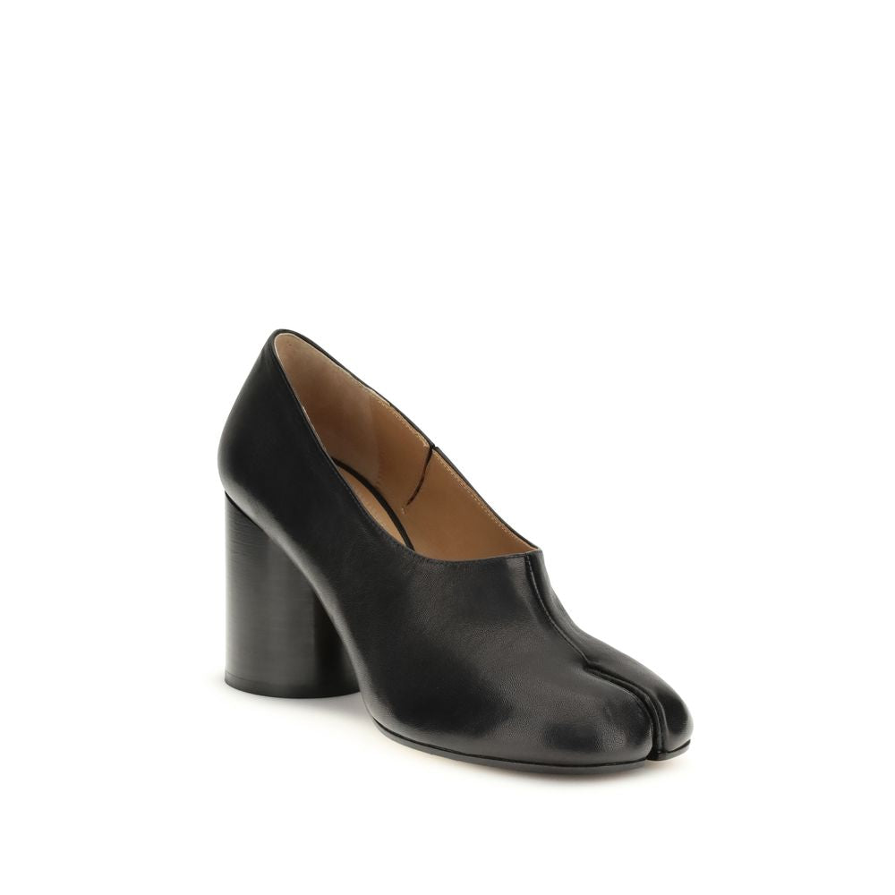 Margiela Black Calf Leather Bos Taurus Platform Pumps | Regal Royce
