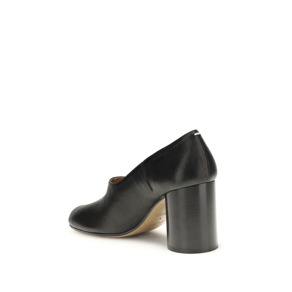 Margiela Black Calf Leather Bos Taurus Platform Pumps | Regal Royce