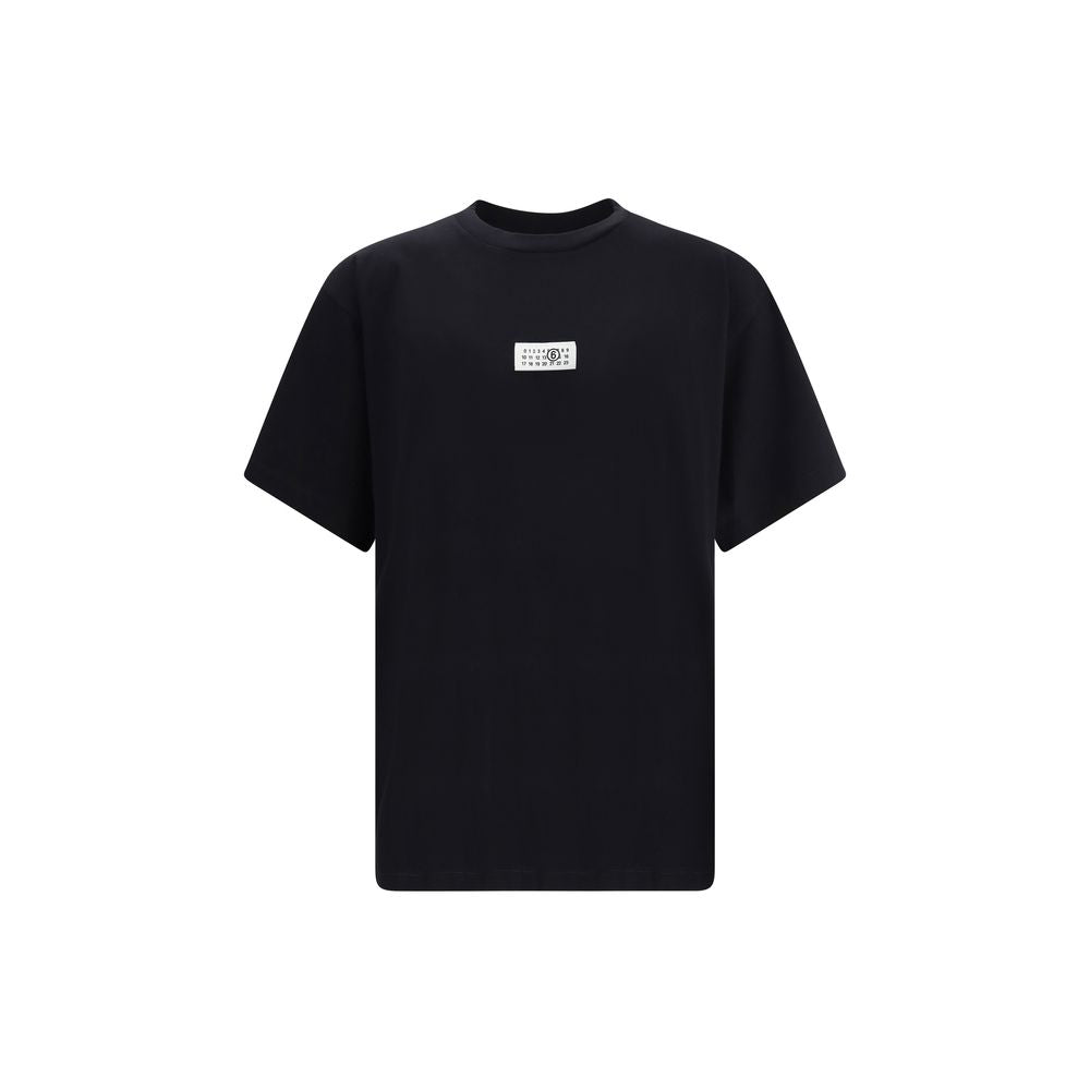 MM6 Black Cotton T-Shirt | Regal Royce