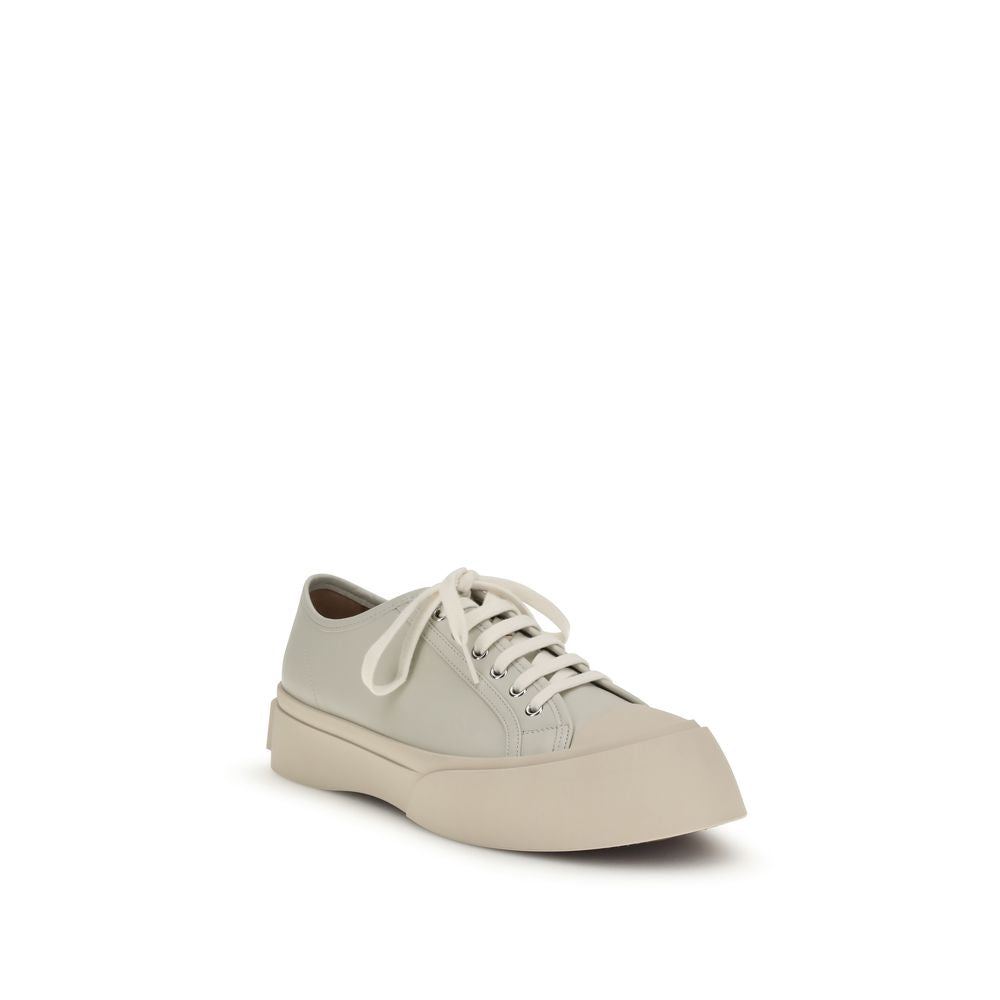 Marni White Napa Leather / Calf Bos Taurus Sneakers | Regal Royce