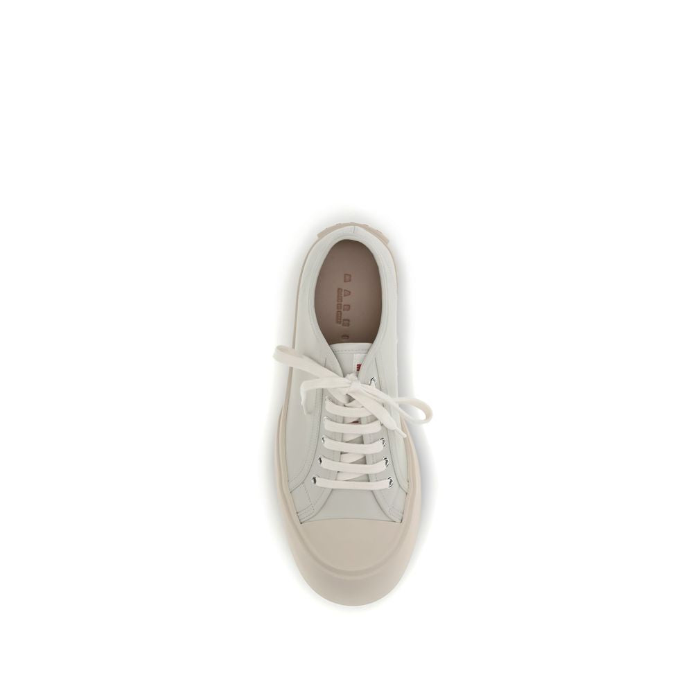 Marni White Napa Leather / Calf Bos Taurus Sneakers | Regal Royce