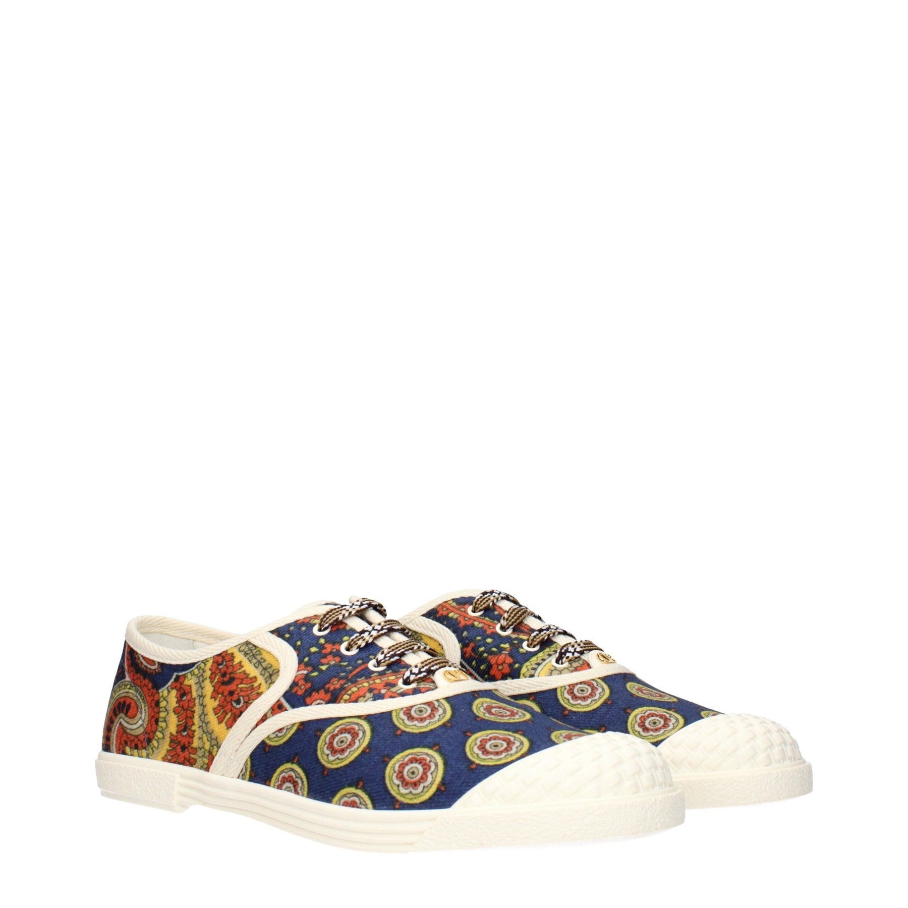 Valentino Garavani Multicolor Fabric Low Top Sneakers | Regal Royce