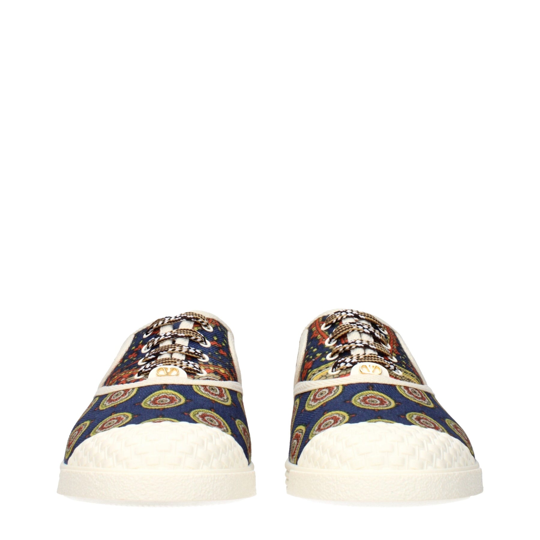 Valentino Garavani Multicolor Fabric Low Top Sneakers | Regal Royce