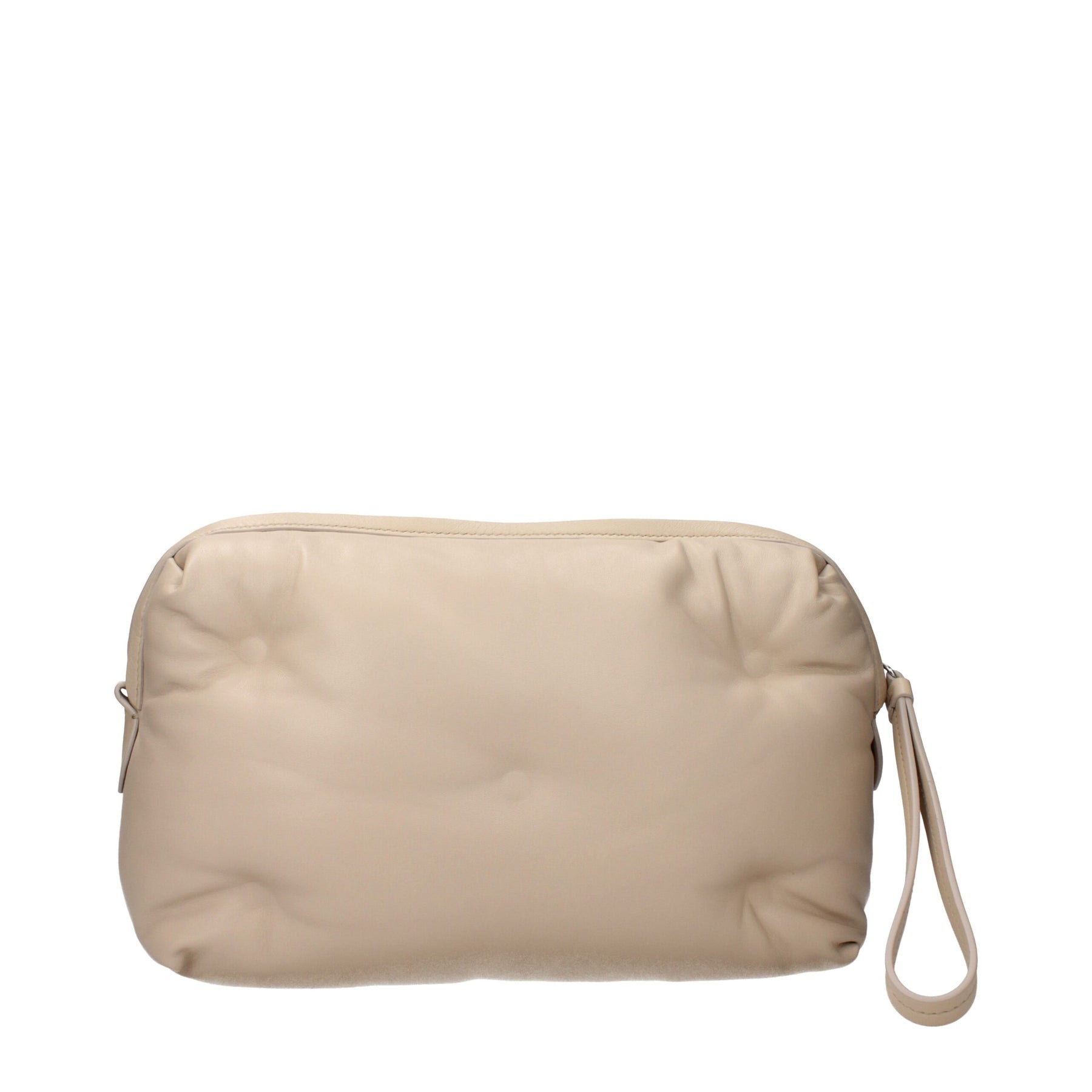 Maison Margiela Beige Leather Clutch Bag | Regal Royce