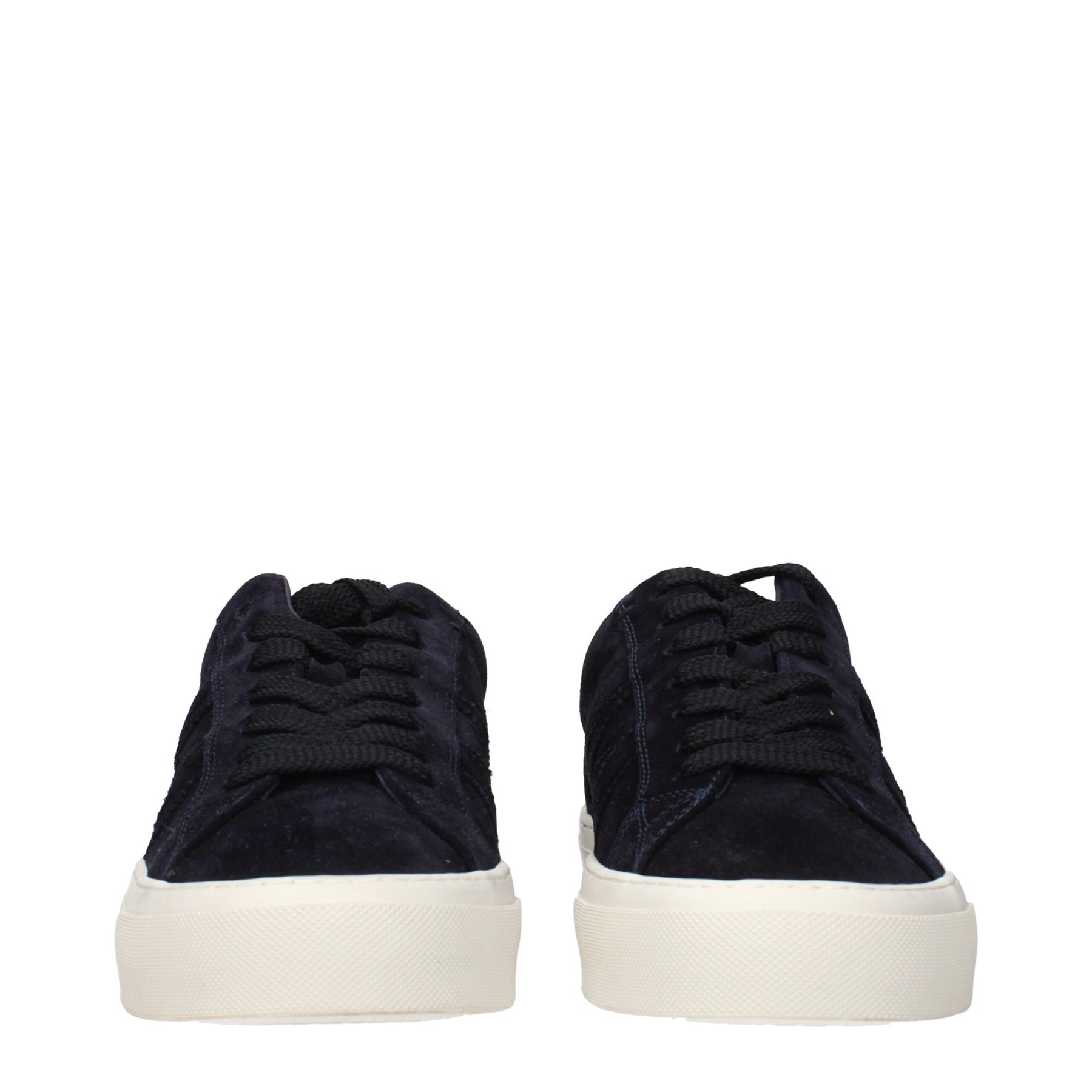 Moncler Blue Leather Low Top Sneakers | Regal Royce