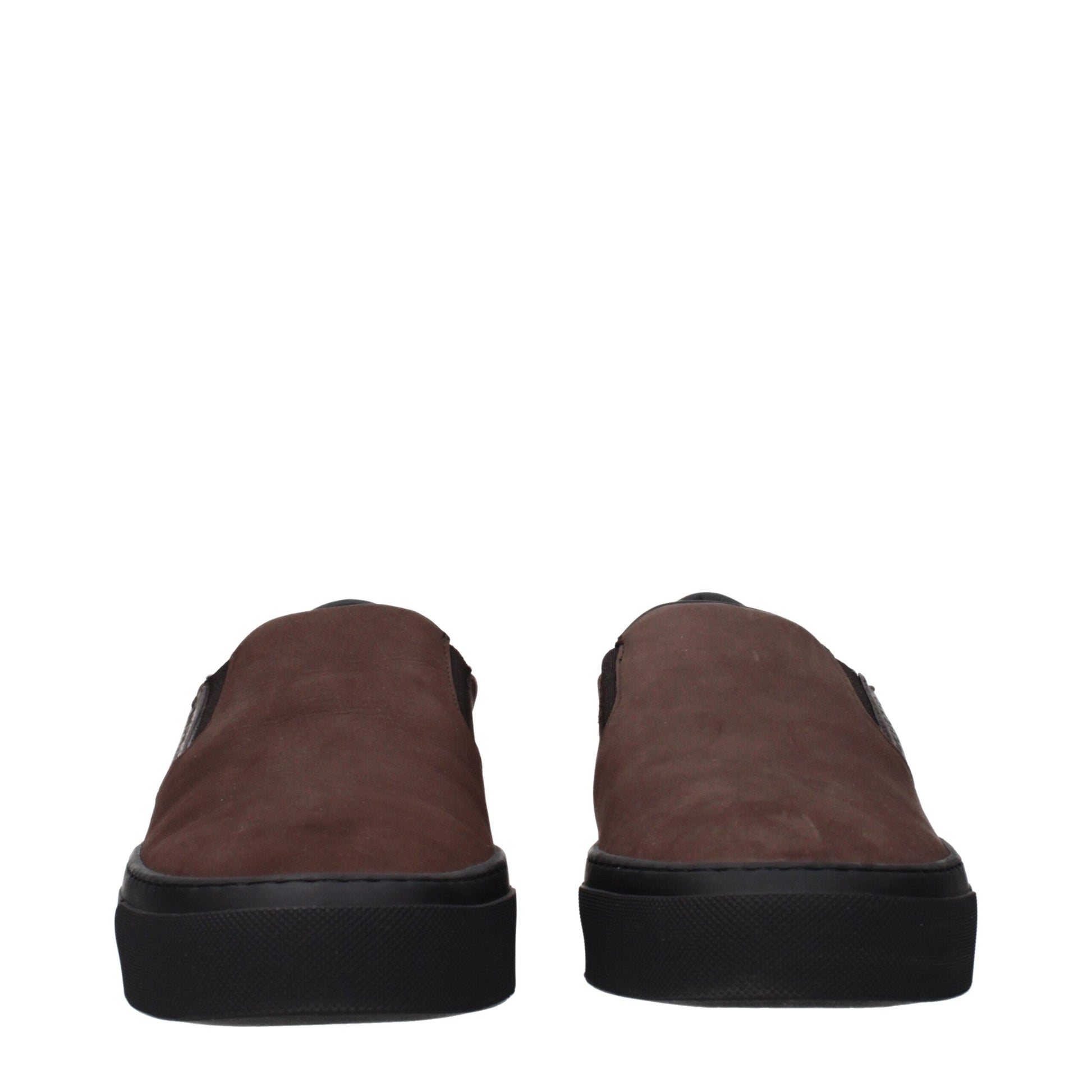 Moncler Brown Leather Slip-On Loafers | Regal Royce