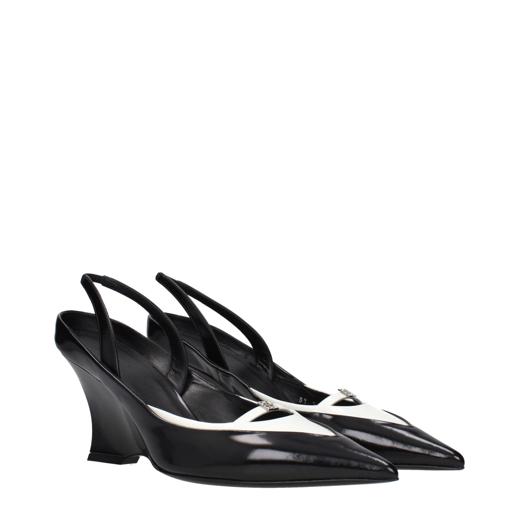 Givenchy Black Leather Wedge Sandals | Regal Royce