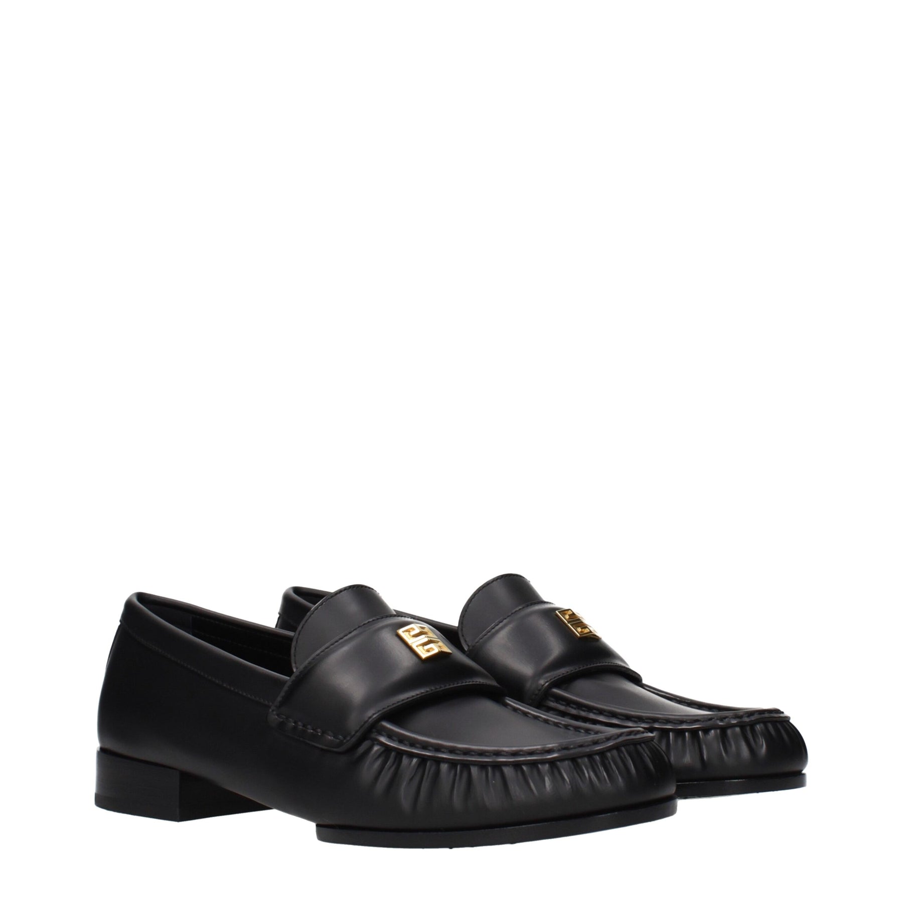 Givenchy Black Leather Slip-On Loafers | Regal Royce