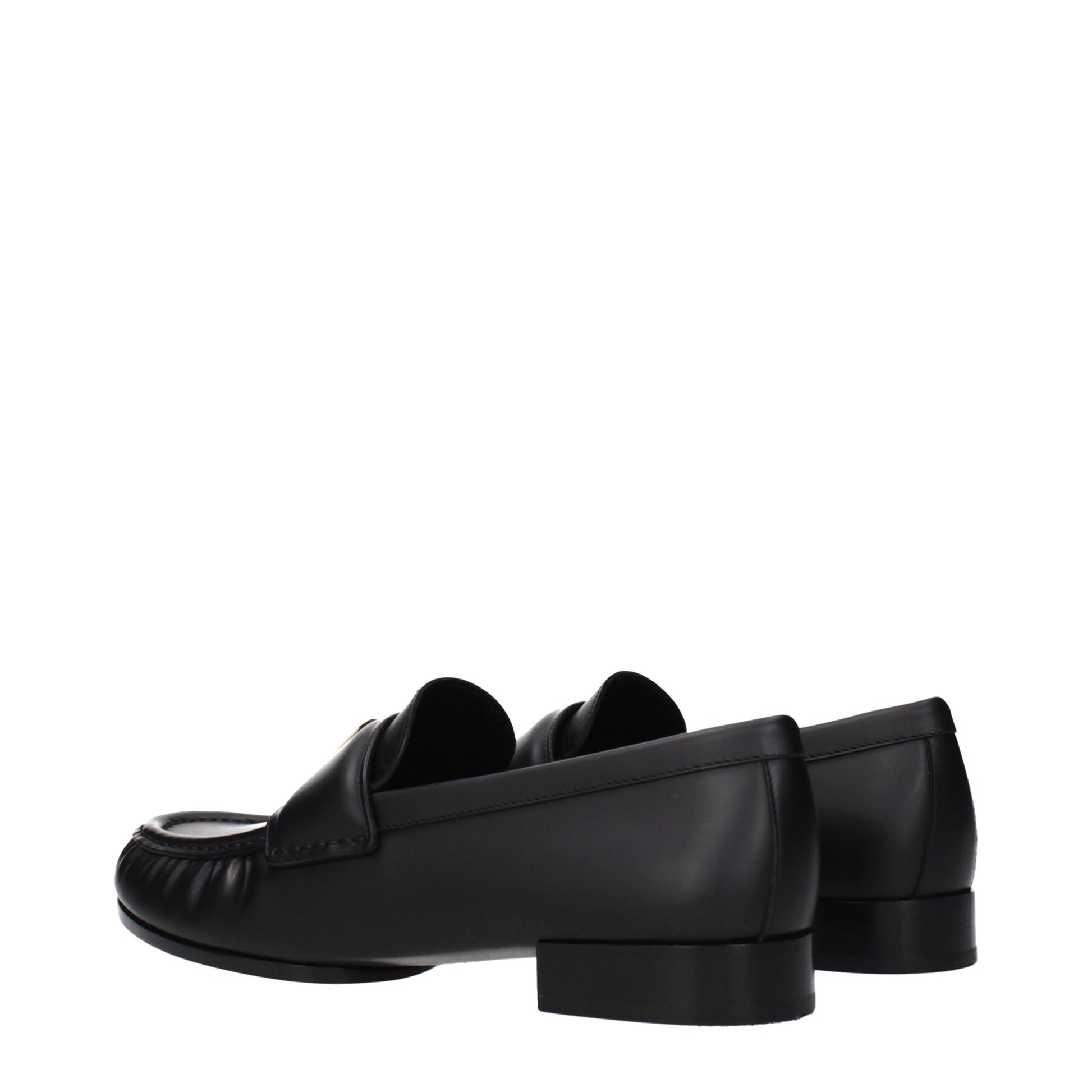 Givenchy Black Leather Slip-On Loafers | Regal Royce