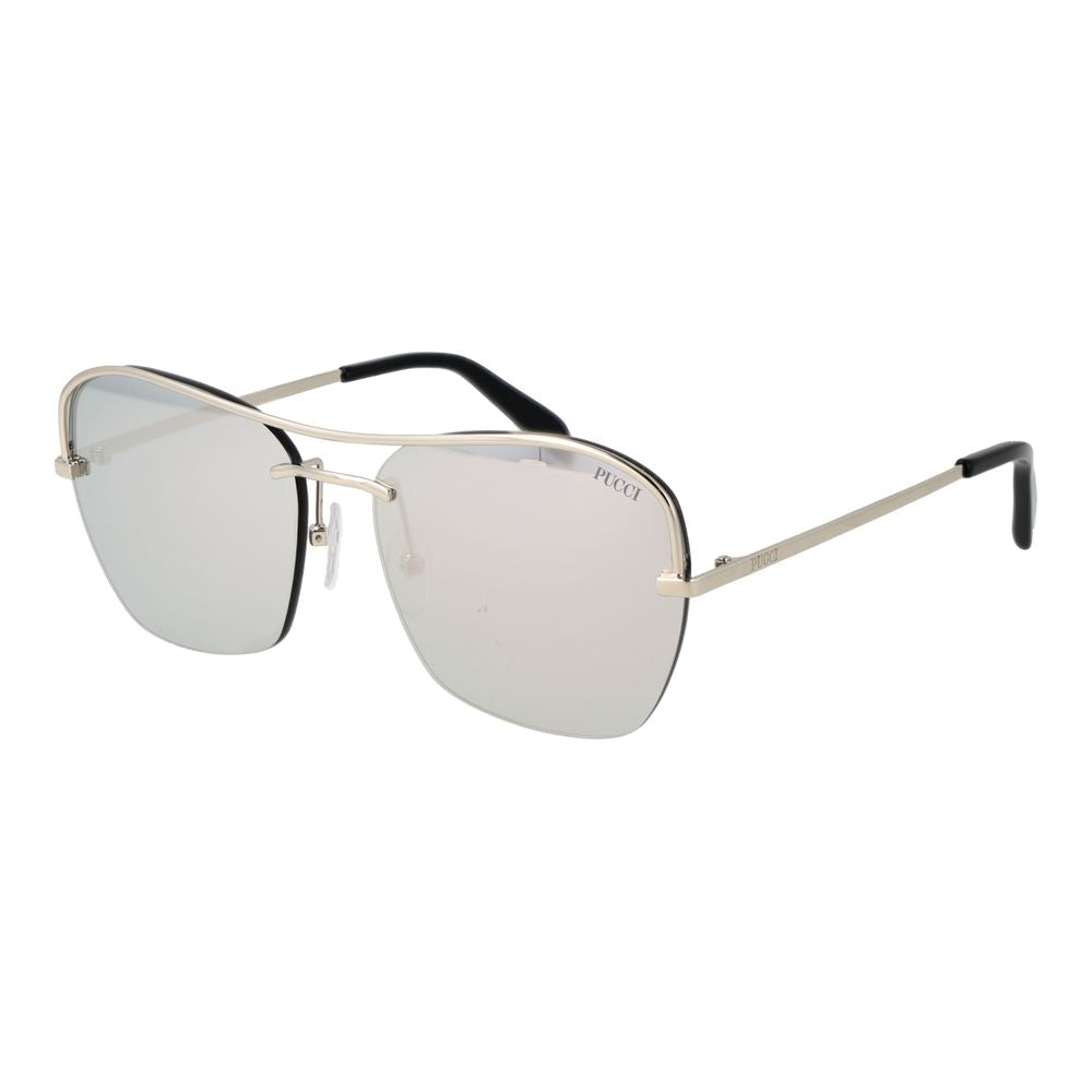 Emilio Pucci Silver Metal Sunglasses | Regal Royce