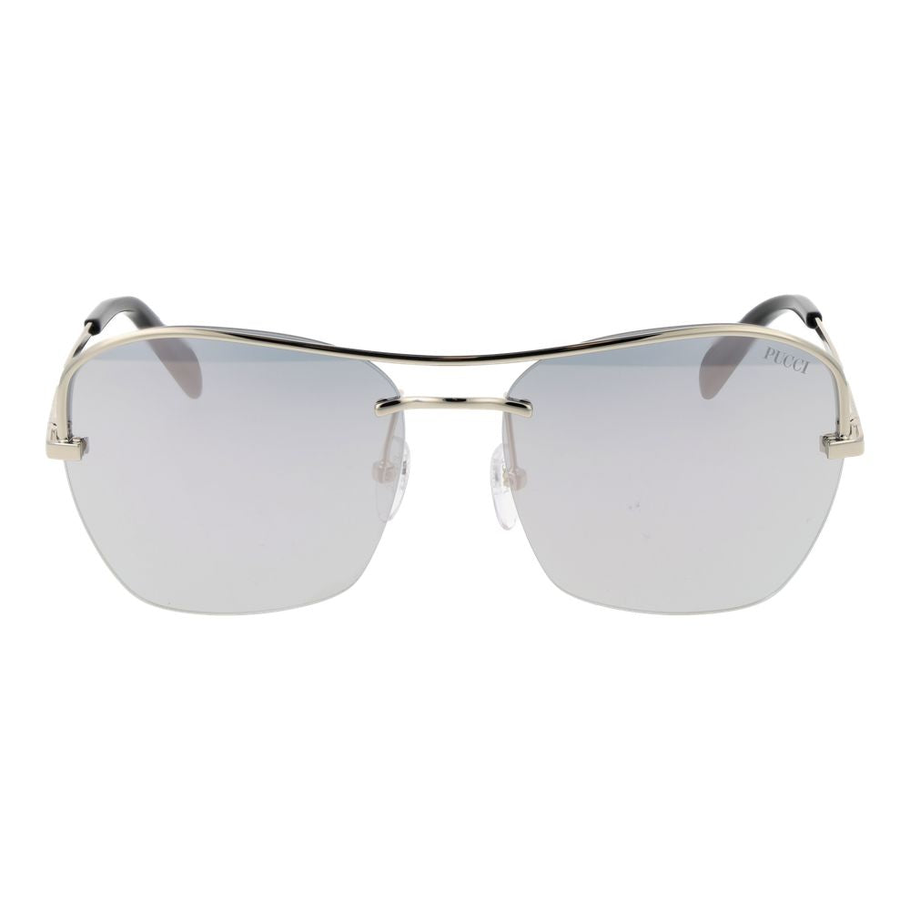 Emilio Pucci Silver Metal Sunglasses | Regal Royce