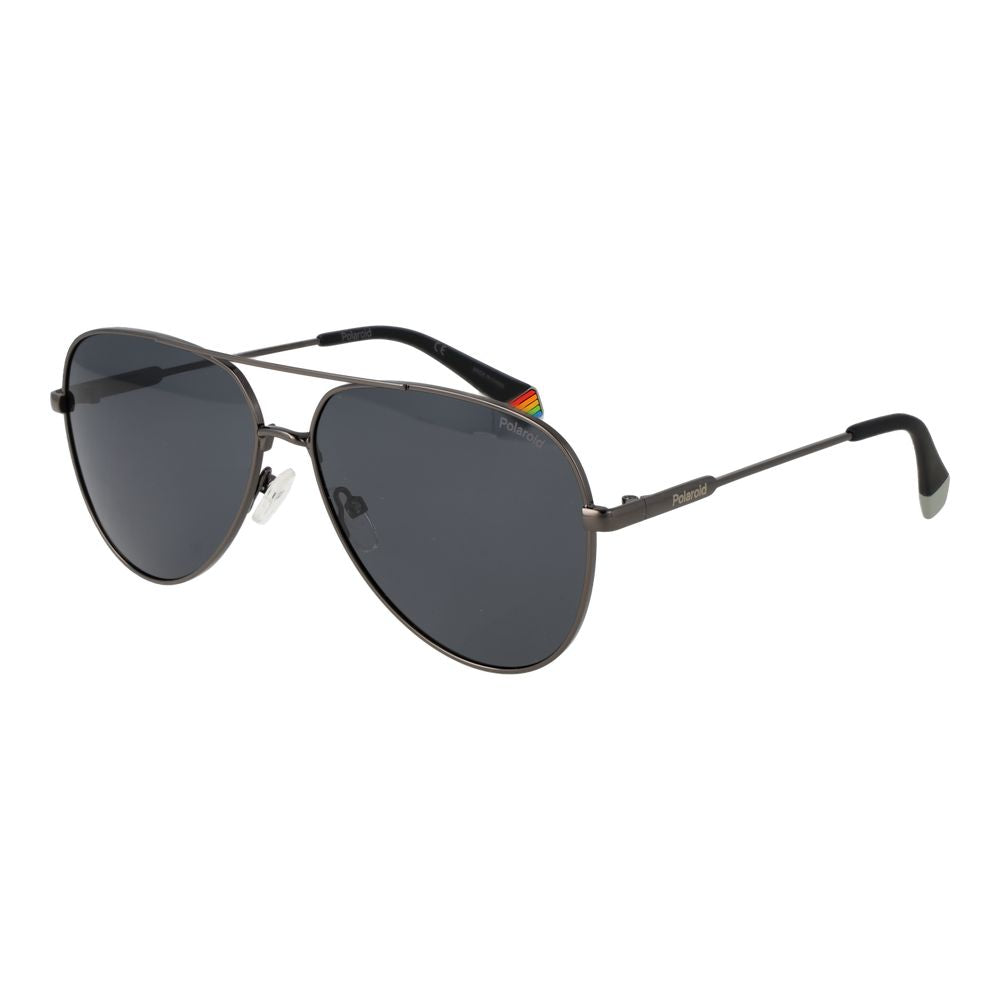 Polaroid Gray Metal Sunglasses
