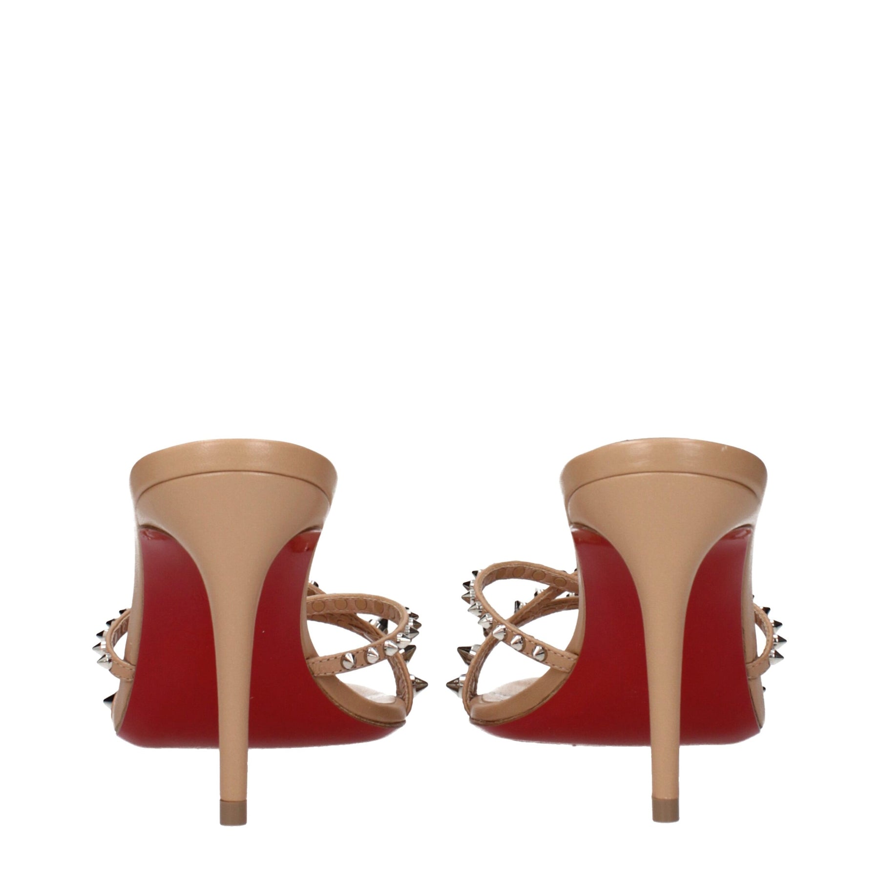 Christian Louboutin Pink Leather Stiletto Heel Sandals | Regal Royce
