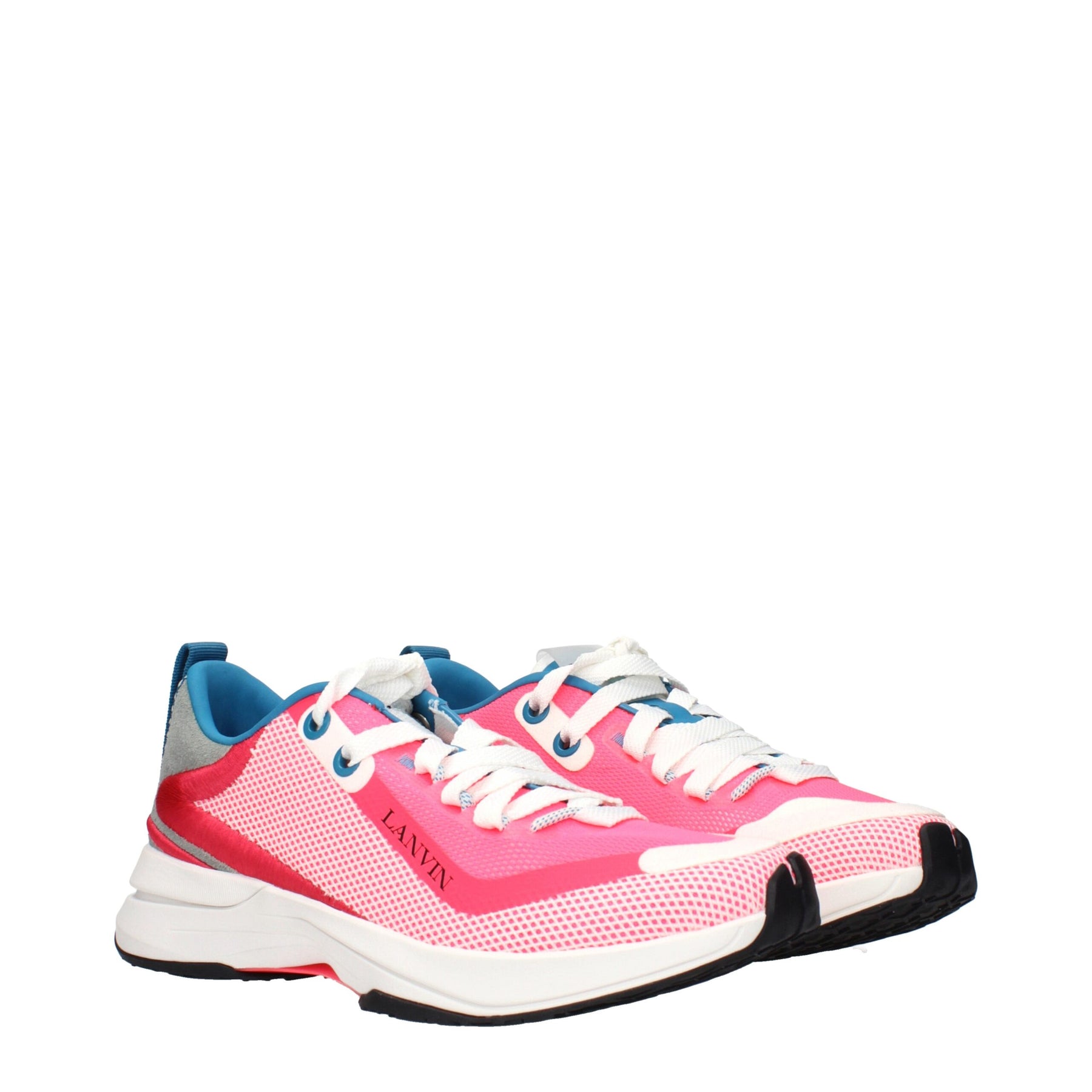 Lanvin Pink Fabric Athletic Sneakers | Regal Royce