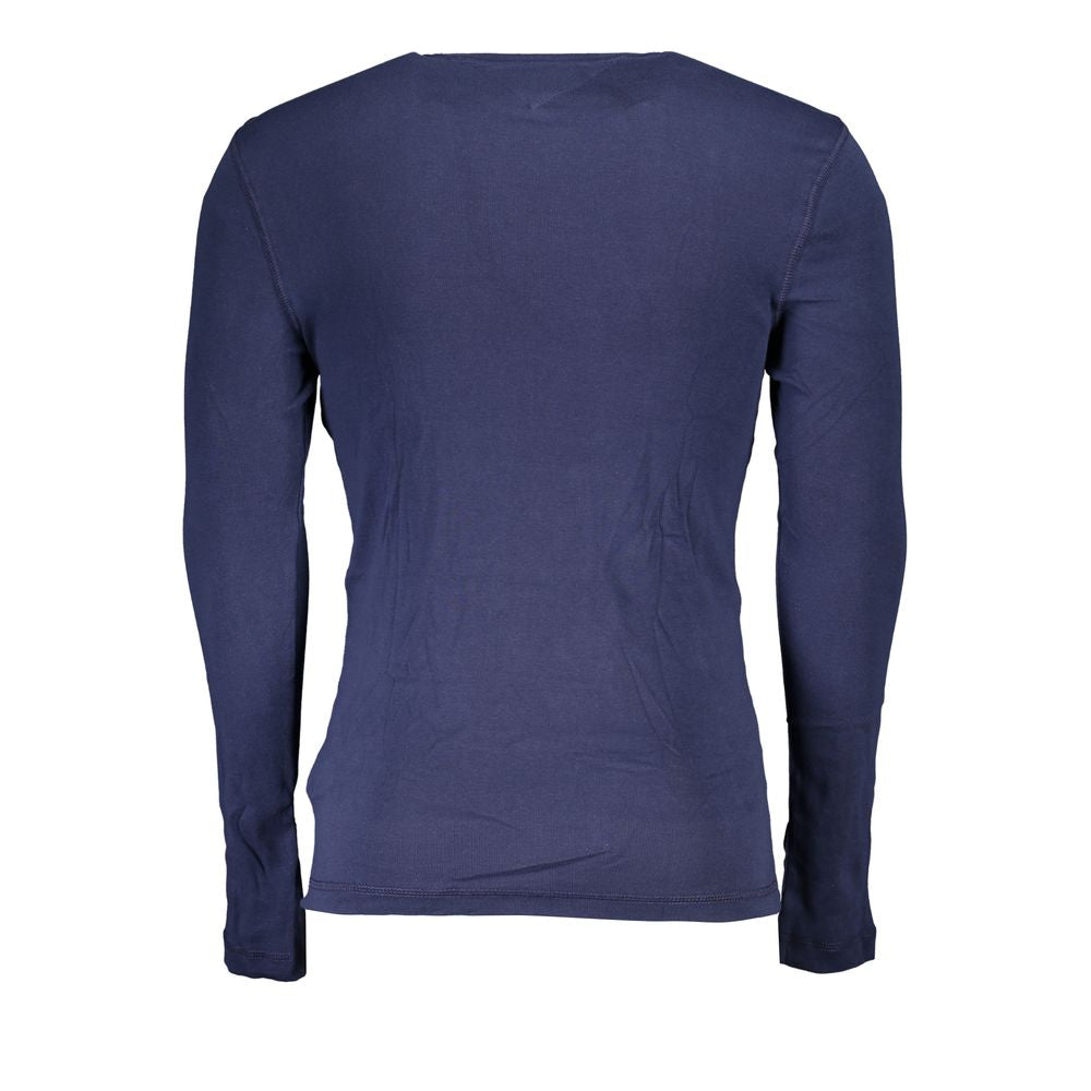 Tommy Hilfiger Blue Organic Cotton Men T-Shirt | Regal Royce