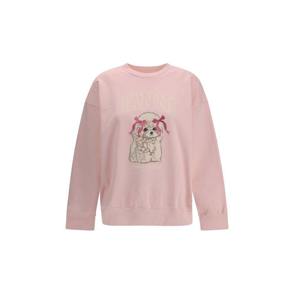 Ganni Multicolor Cotton Sweatshirt | Regal Royce