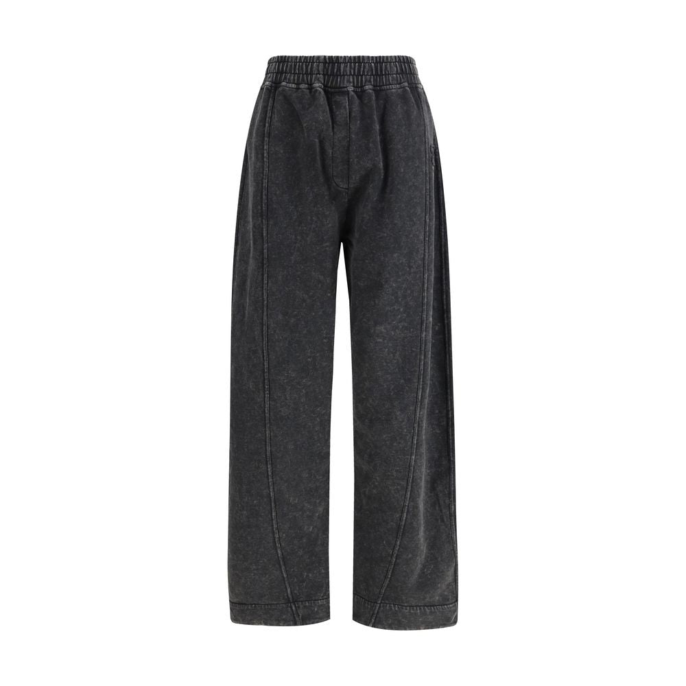 Ganni Black Cotton Casual Pants | Regal Royce
