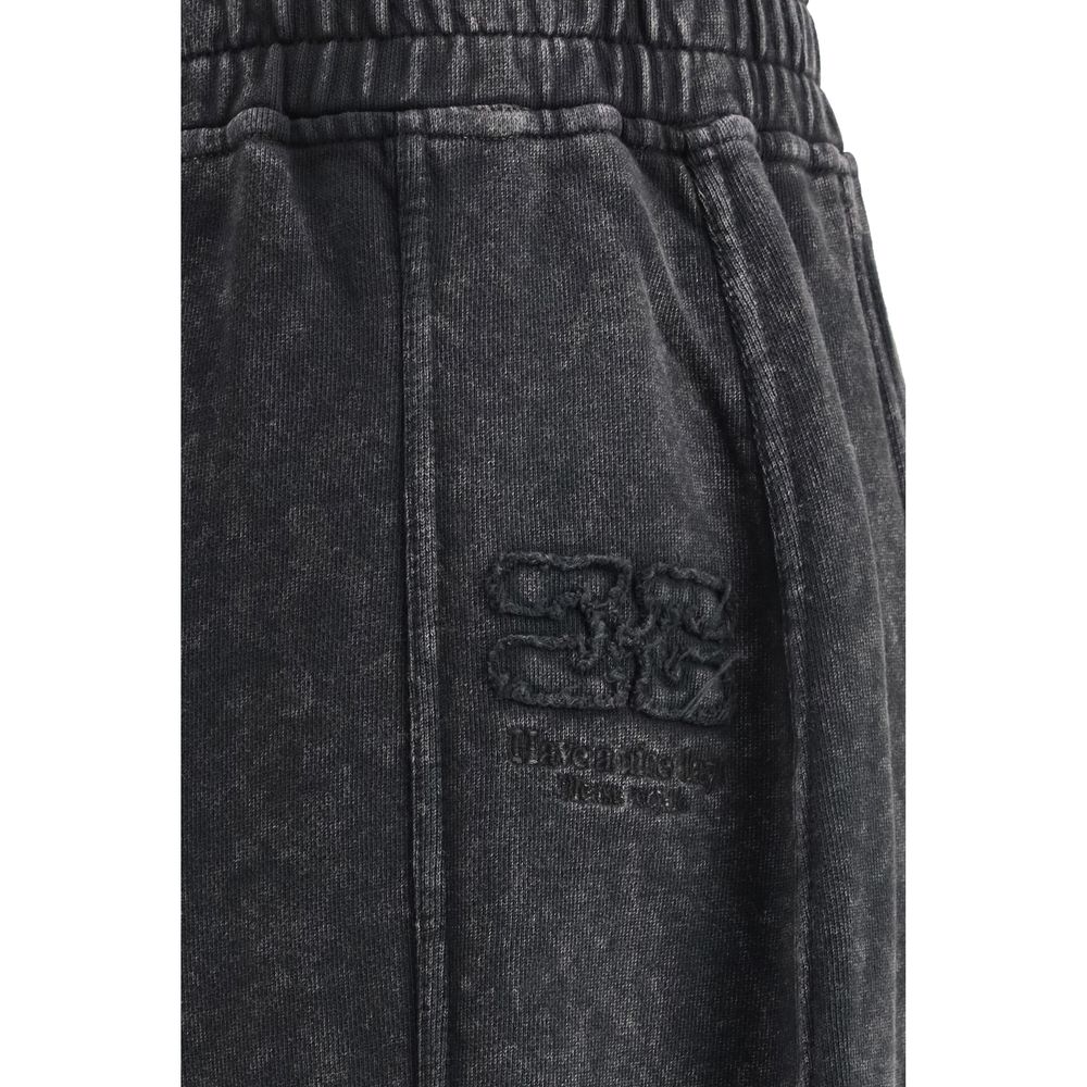 Ganni Black Cotton Casual Pants | Regal Royce