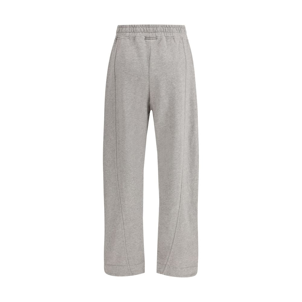 Ganni Gray Cotton Casual Pants | Regal Royce