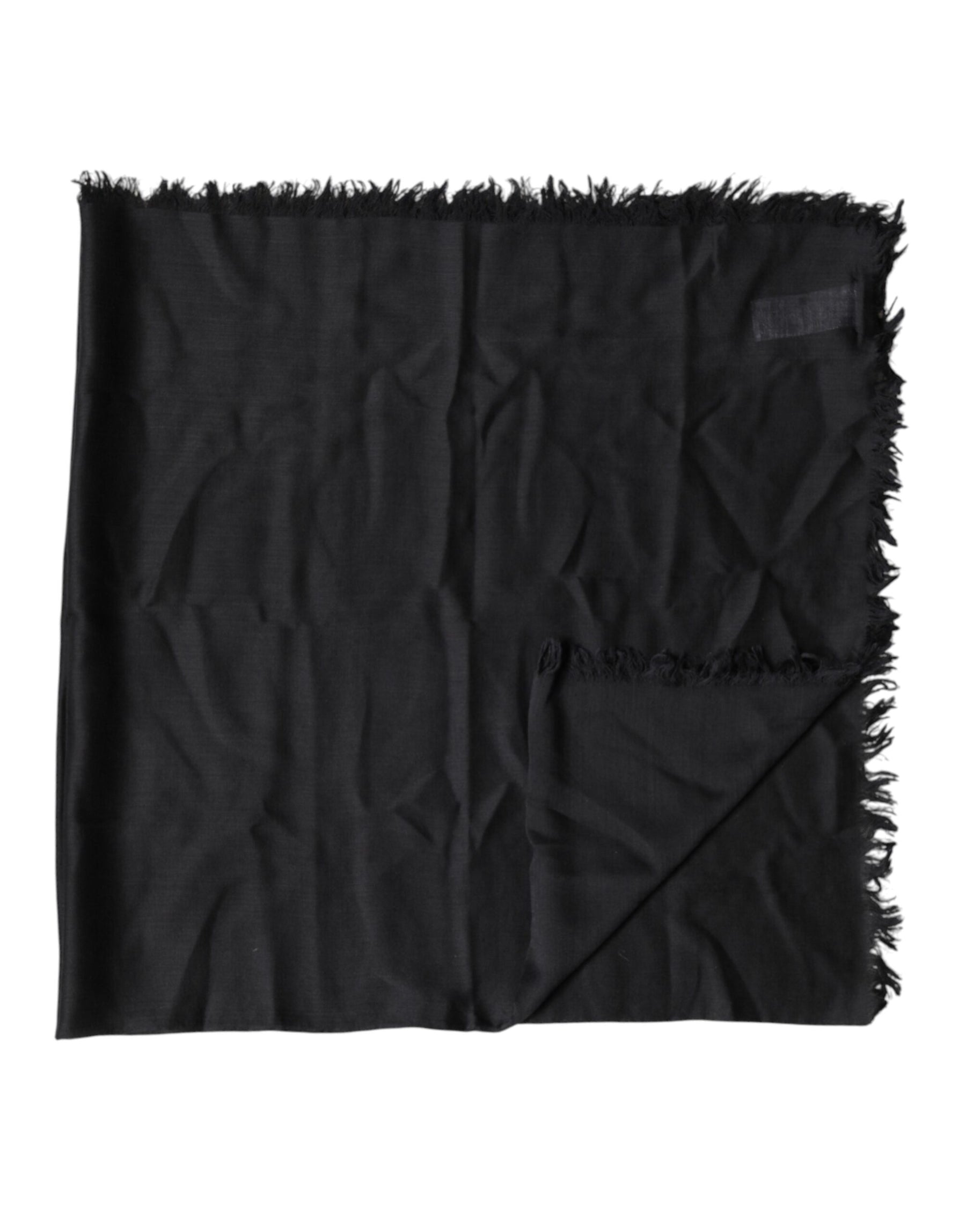 Dolce & Gabbana Black Lace Stole Neck Wrap Shawl Scarf | Regal Royce