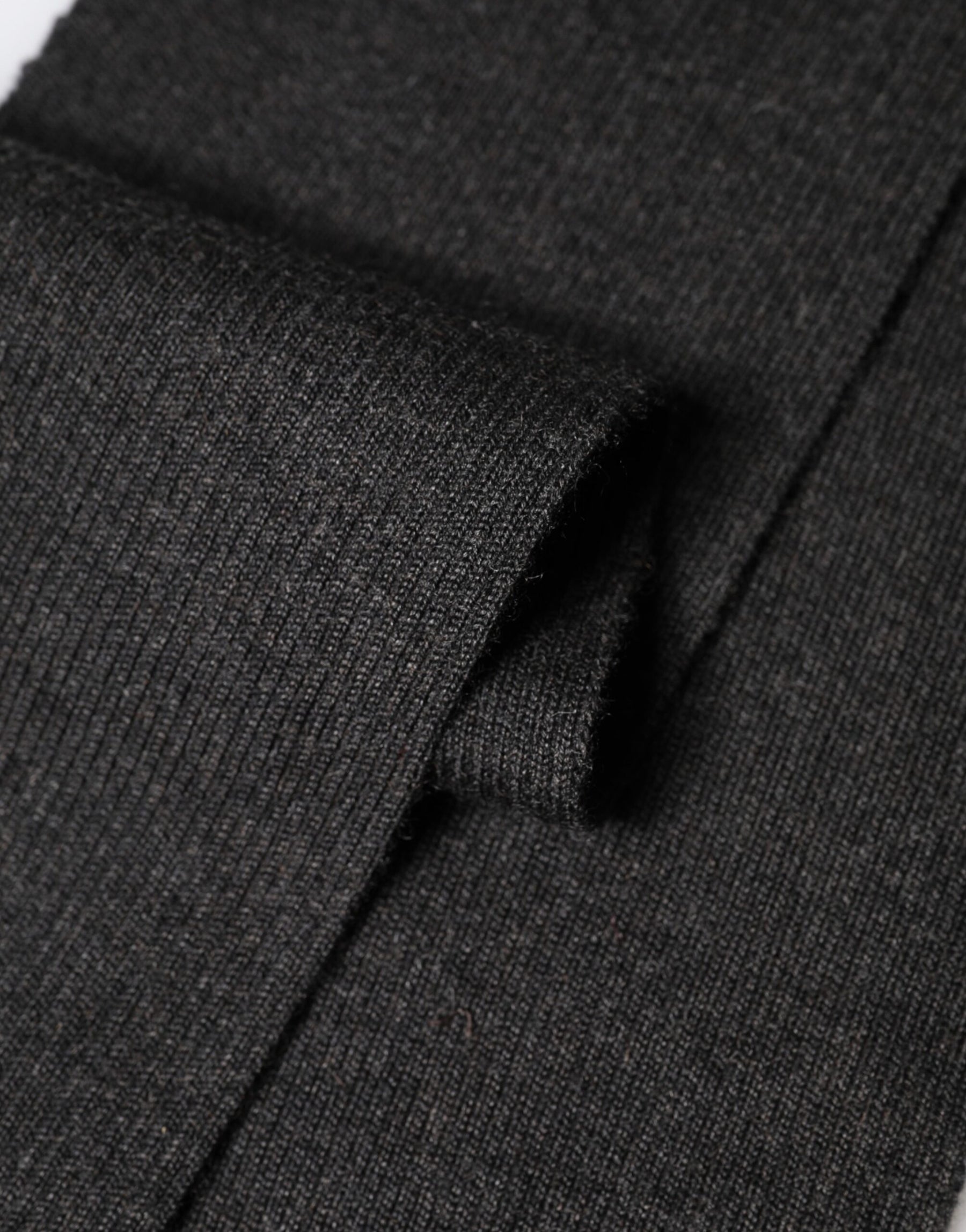 Dolce & Gabbana Black Cashmere Knit Neck Wrap Foulard Scarf | Regal Royce