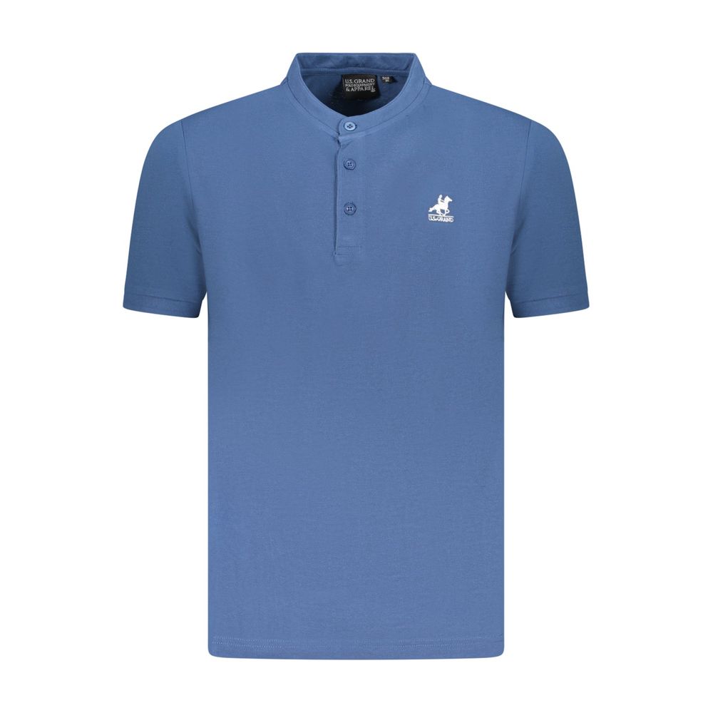 U.S. Grand Polo Blue Cotton Polo Shirt